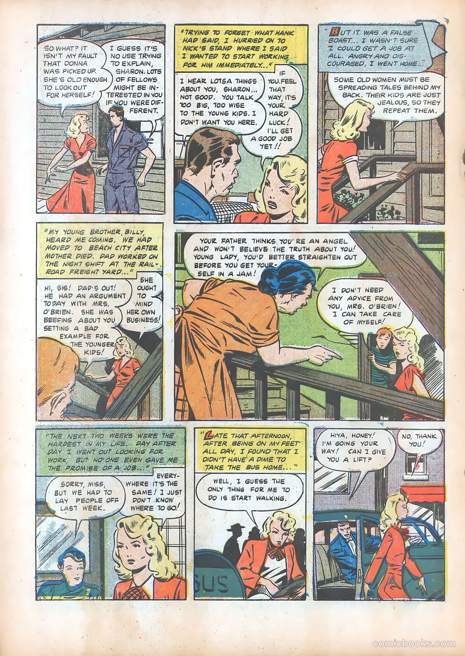 Pictorial Romances #13 (1952) — page 18 of 36