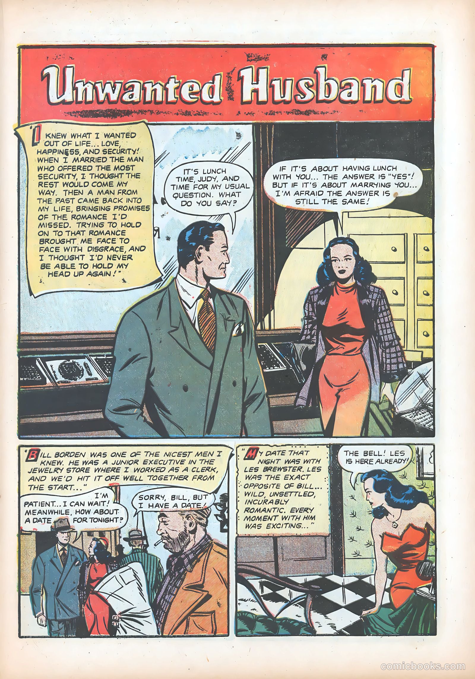 Pictorial Romances #13 (1952) — page 21 of 36