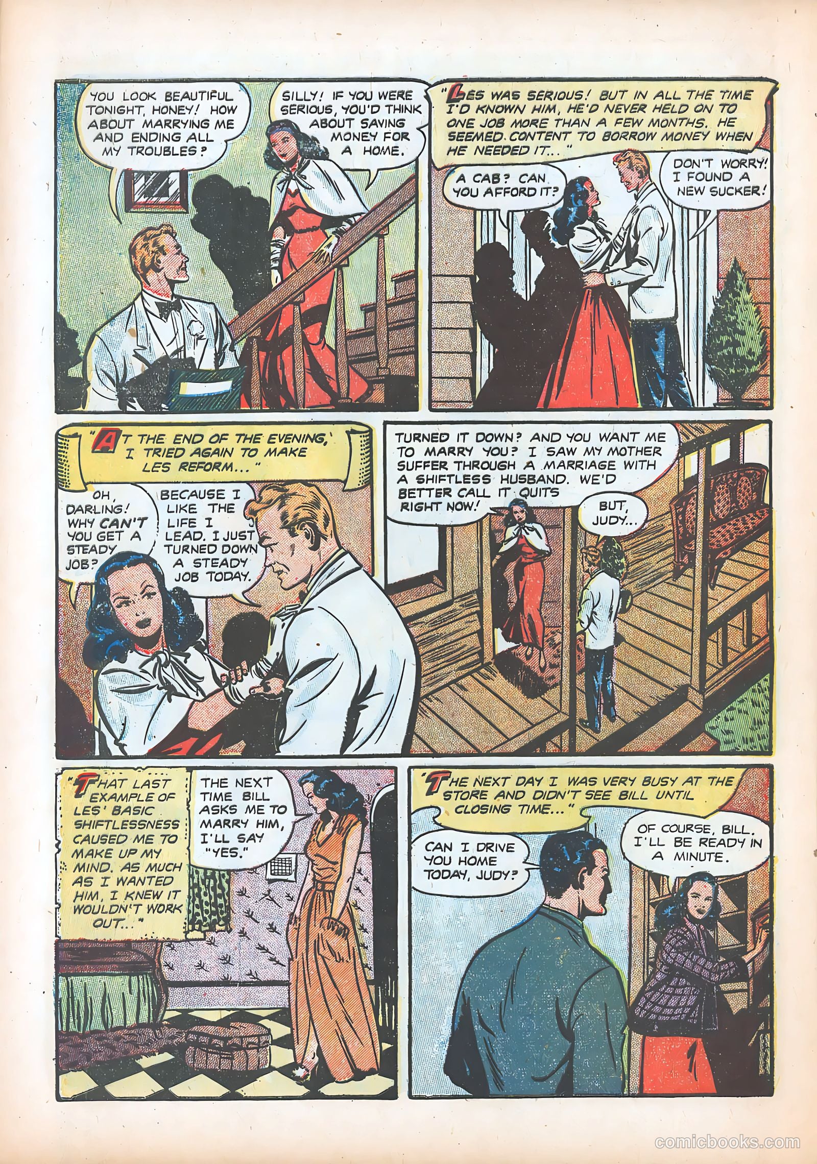 Pictorial Romances #13 (1952) — page 22 of 36