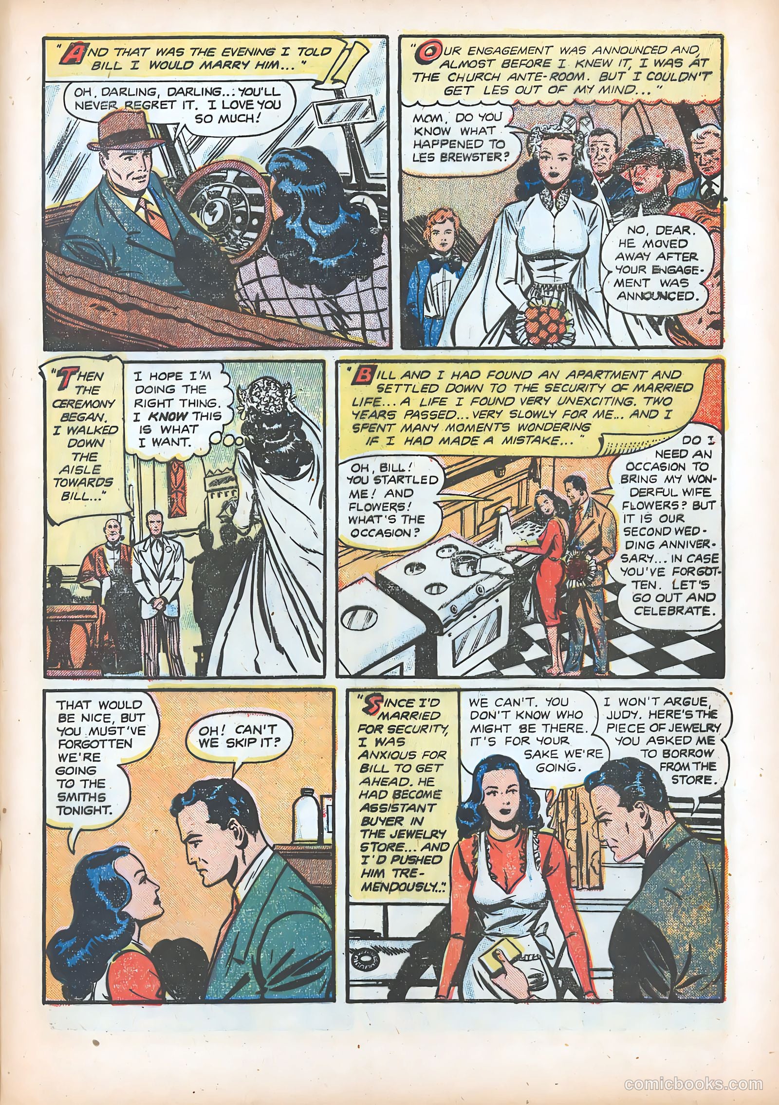 Pictorial Romances #13 (1952) — page 23 of 36