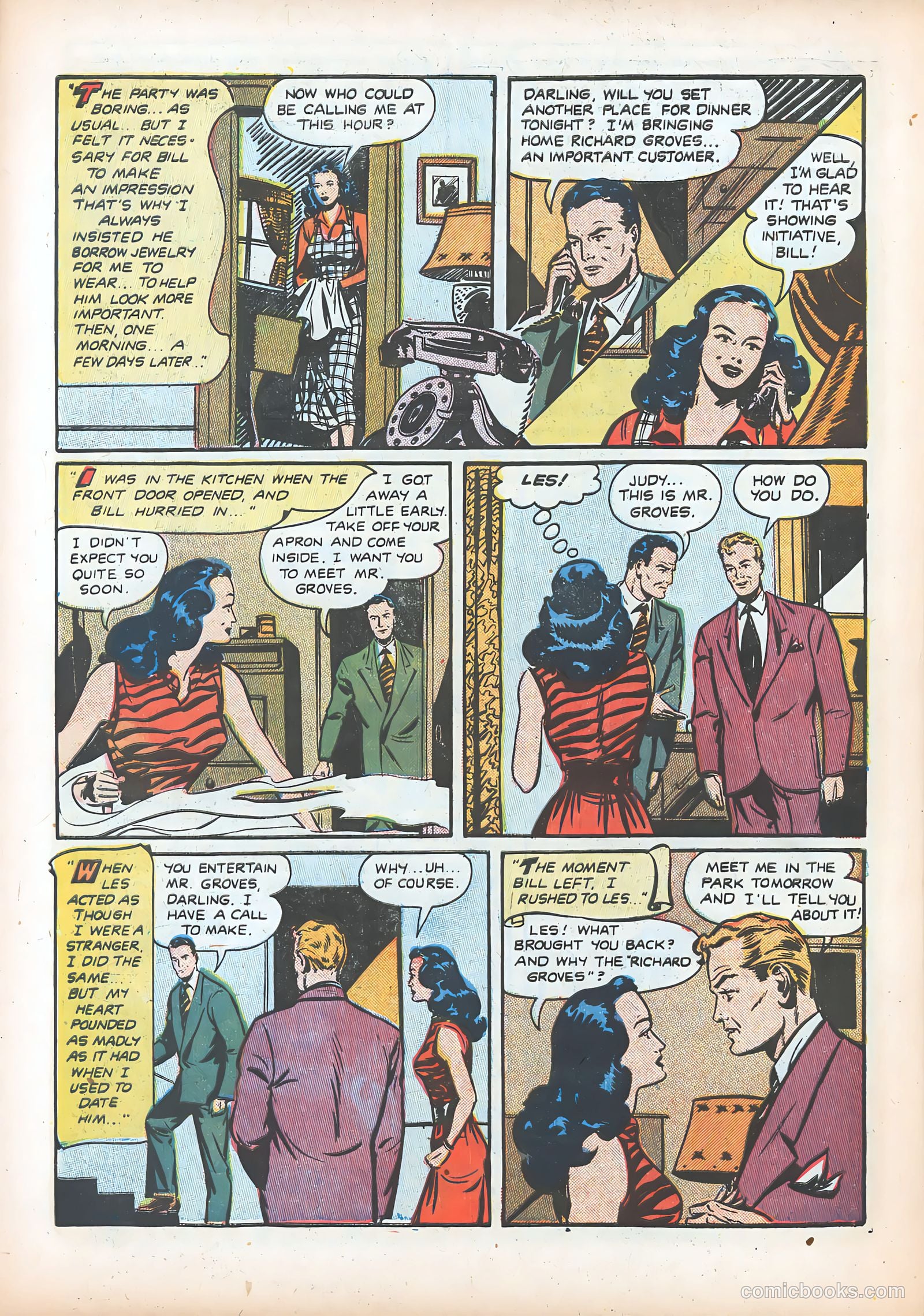 Pictorial Romances #13 (1952) — page 24 of 36