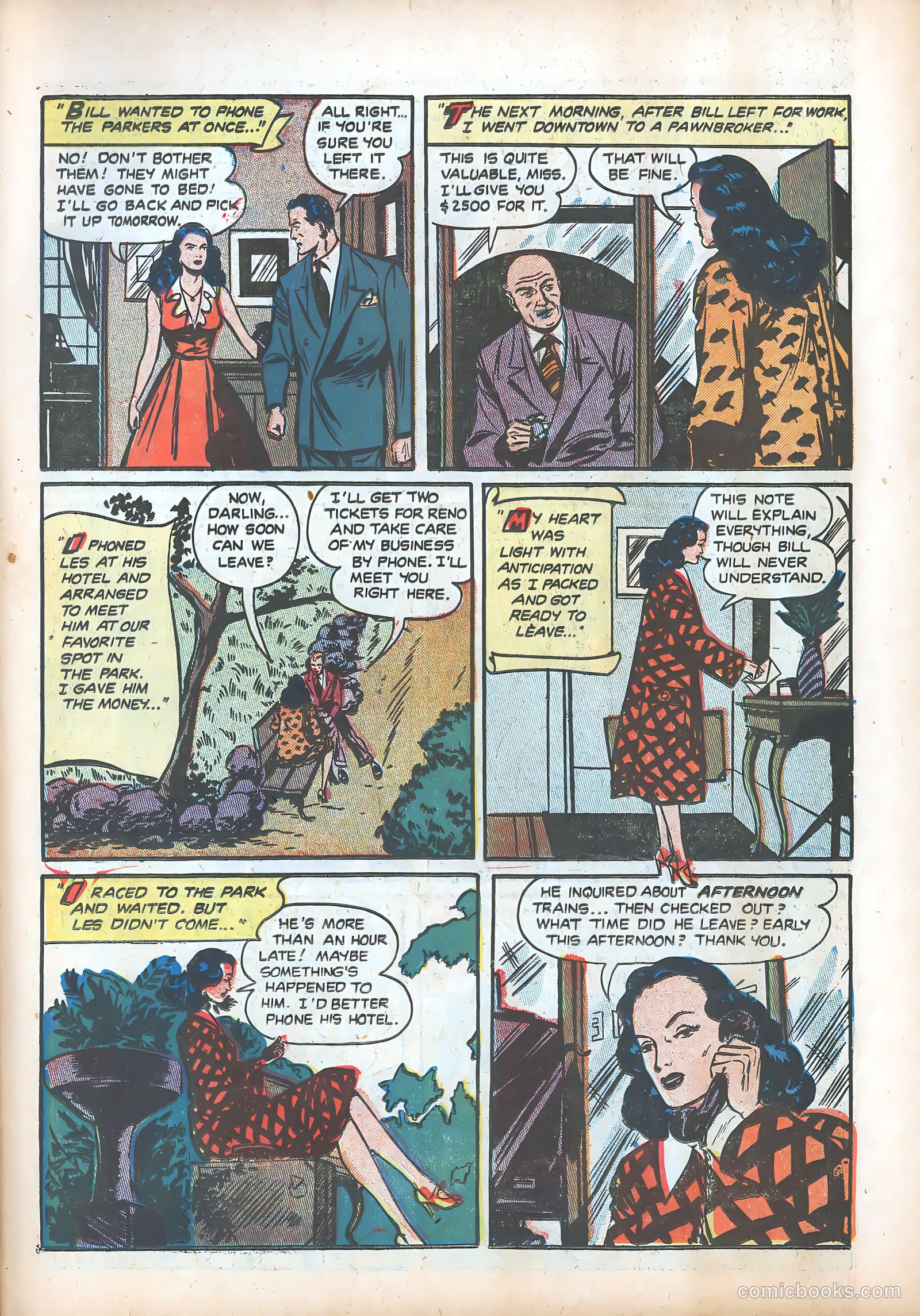 Pictorial Romances #13 (1952) — page 27 of 36