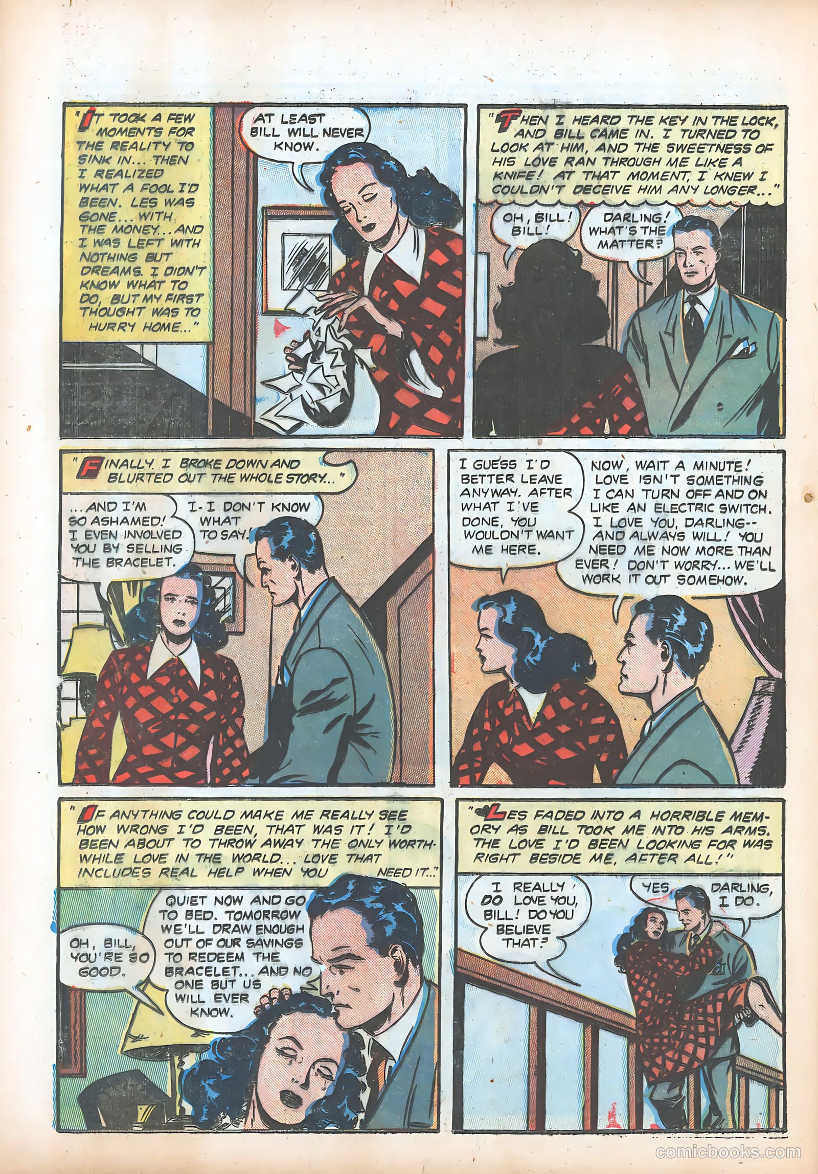 Pictorial Romances #13 (1952) — page 28 of 36