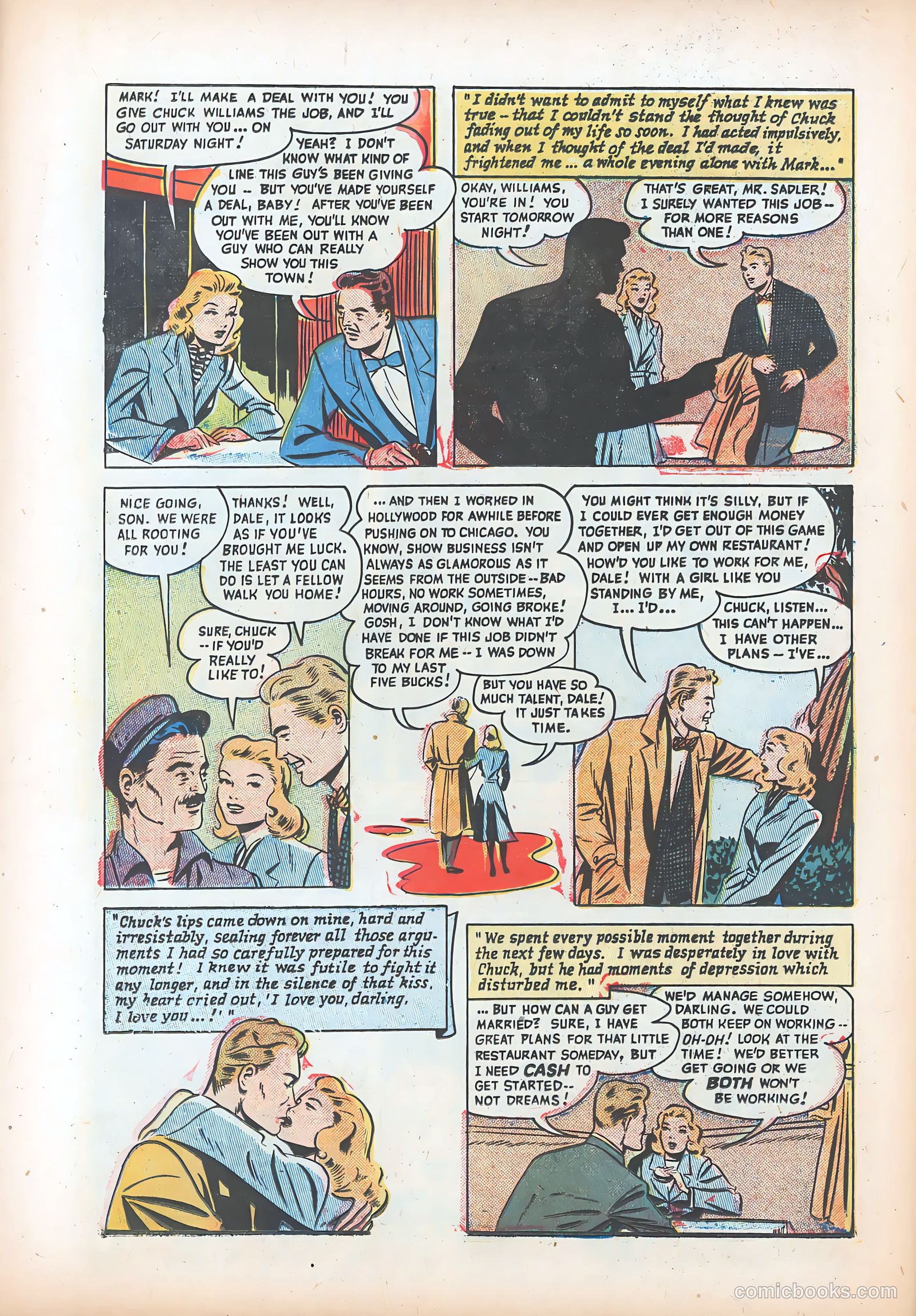 Pictorial Romances #13 (1952) — page 32 of 36