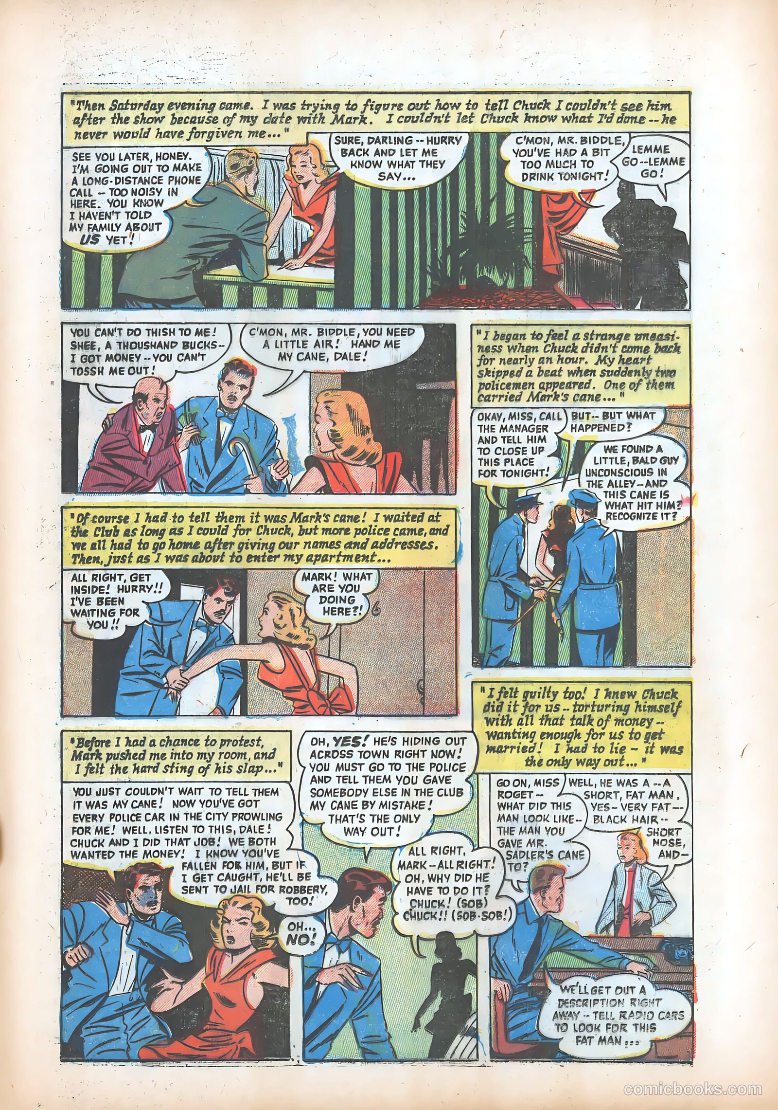 Pictorial Romances #13 (1952) — page 33 of 36