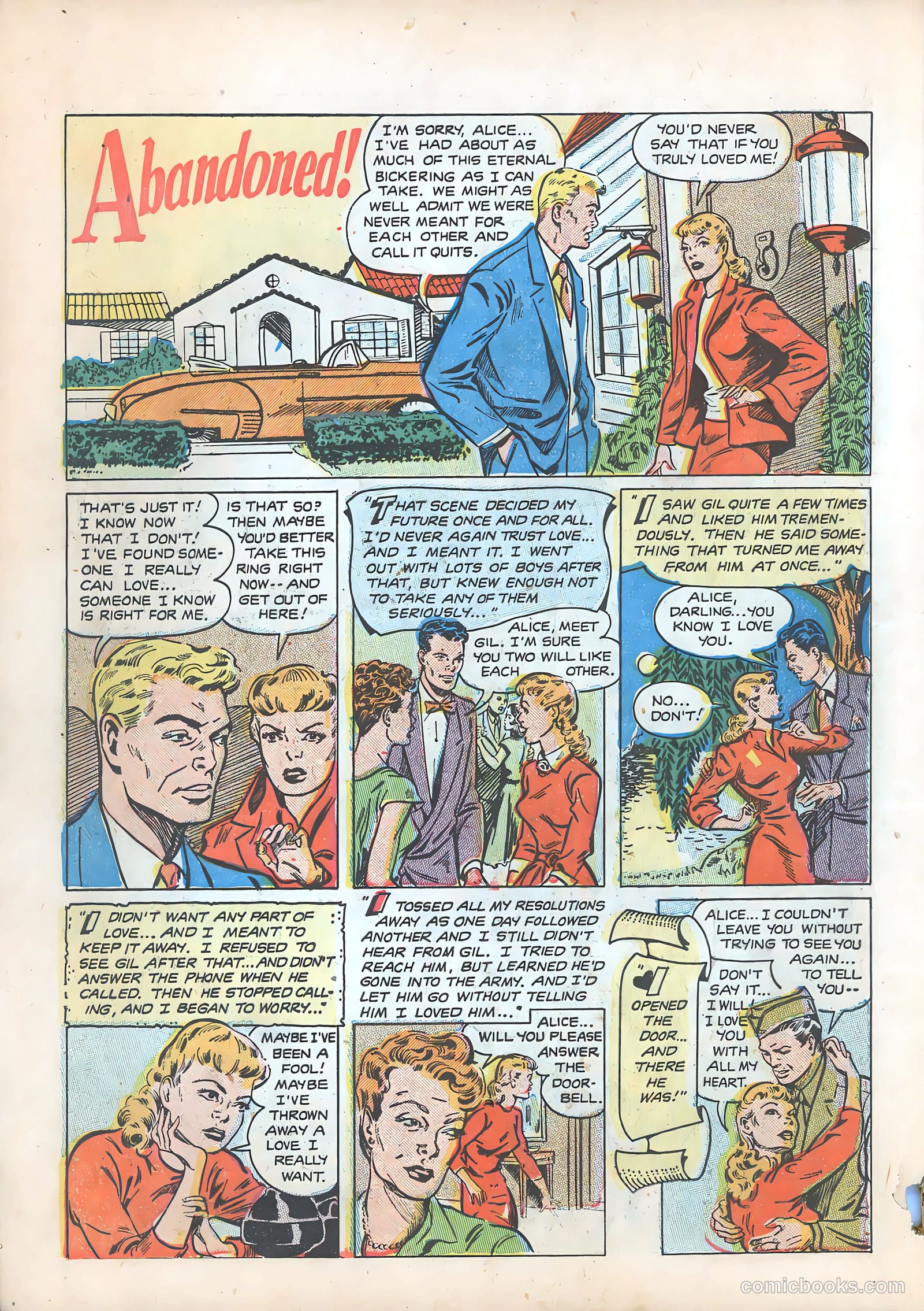Pictorial Romances #14 (1952) — page 10 of 36