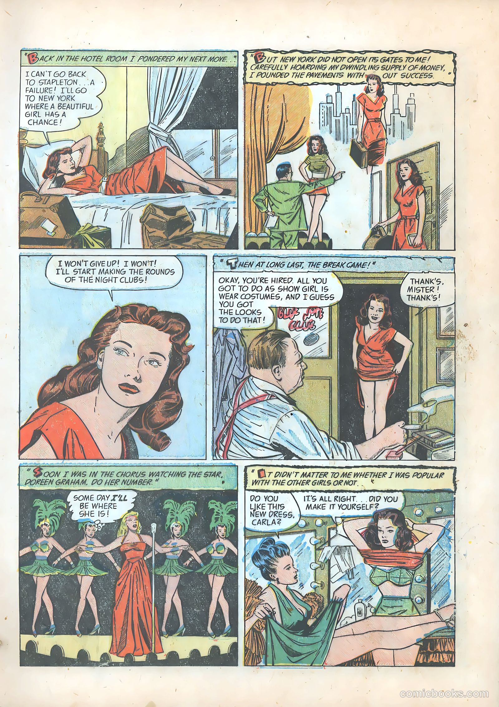 Pictorial Romances #14 (1952) — page 13 of 36