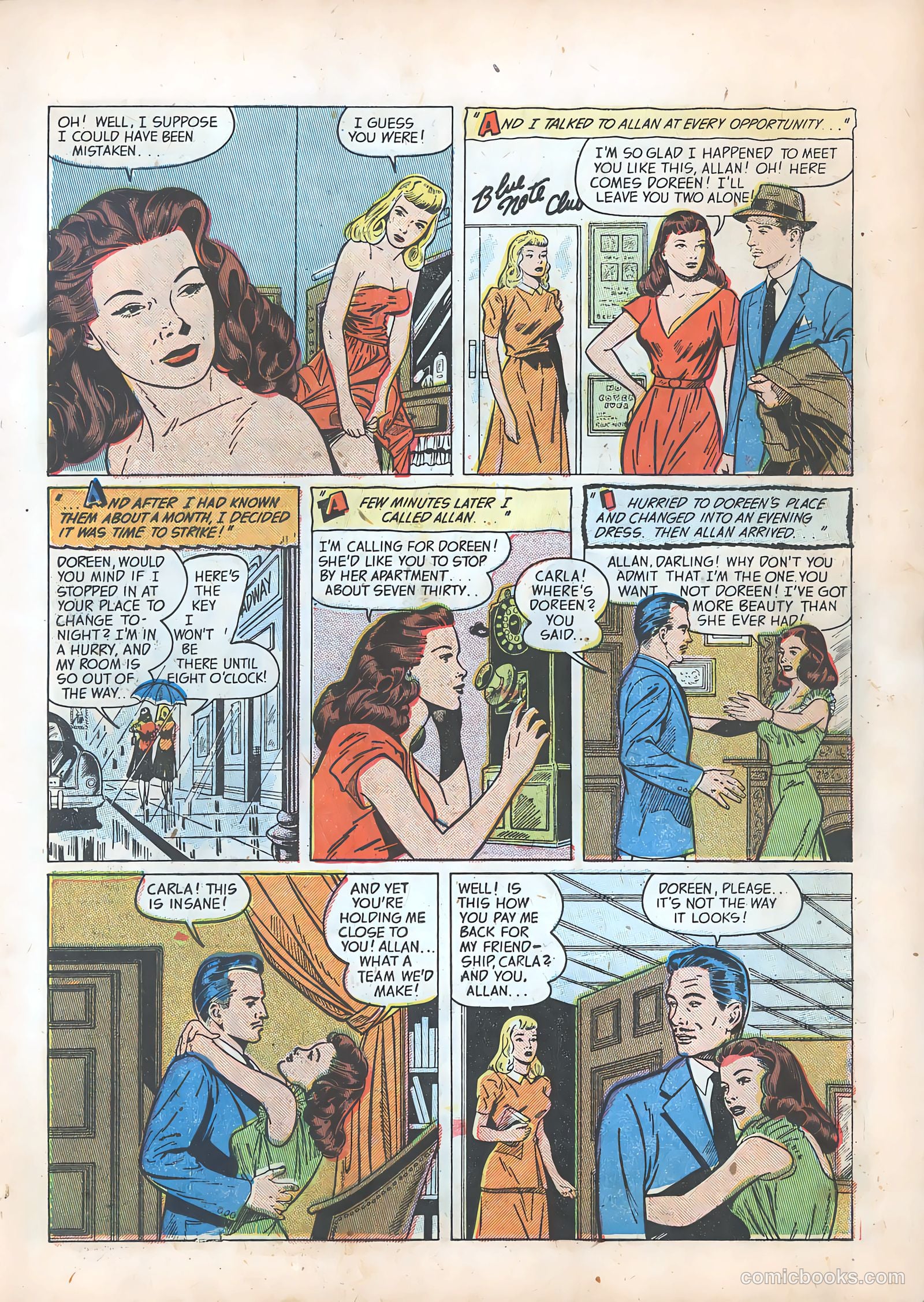 Pictorial Romances #14 (1952) — page 15 of 36
