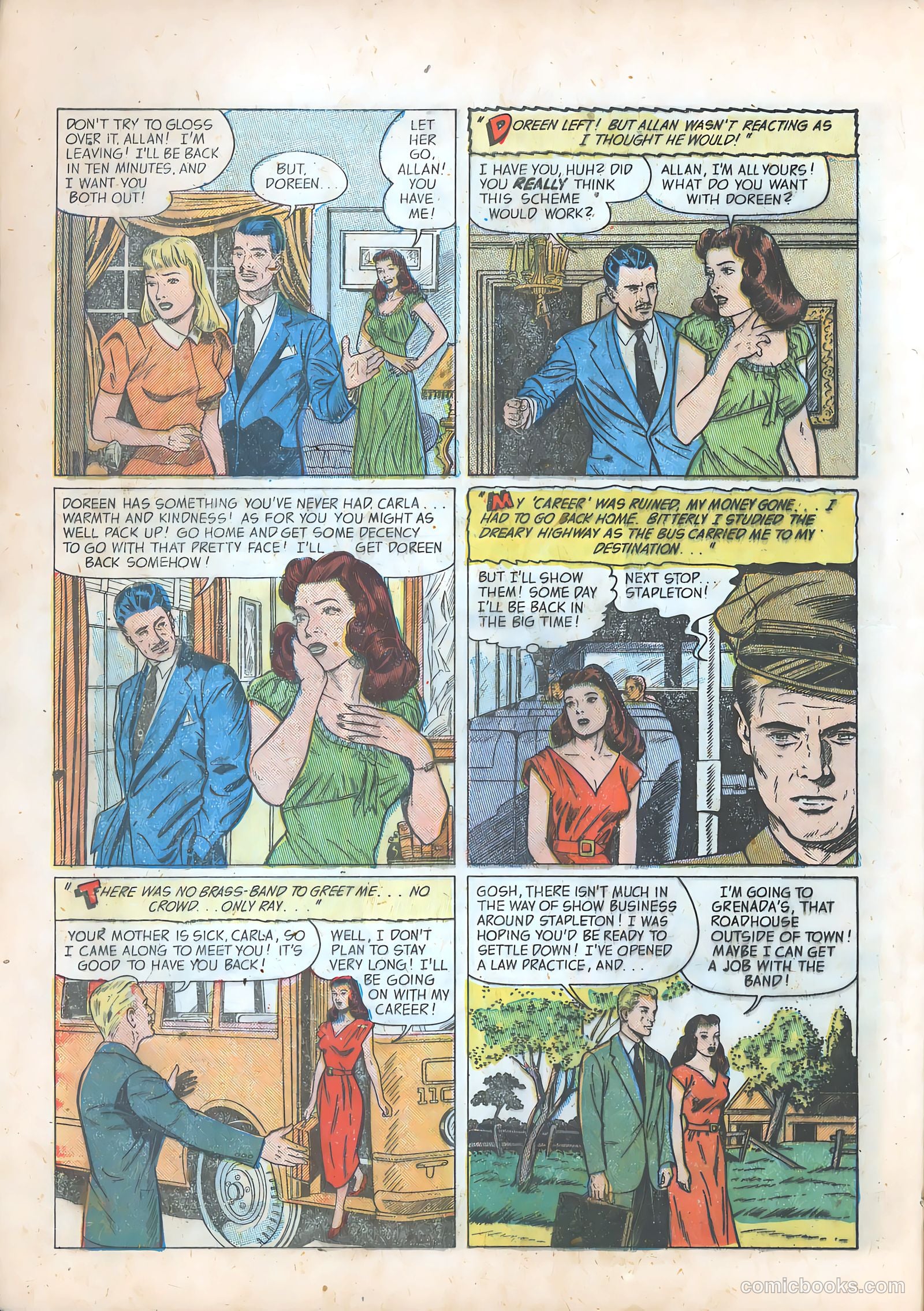 Pictorial Romances #14 (1952) — page 16 of 36