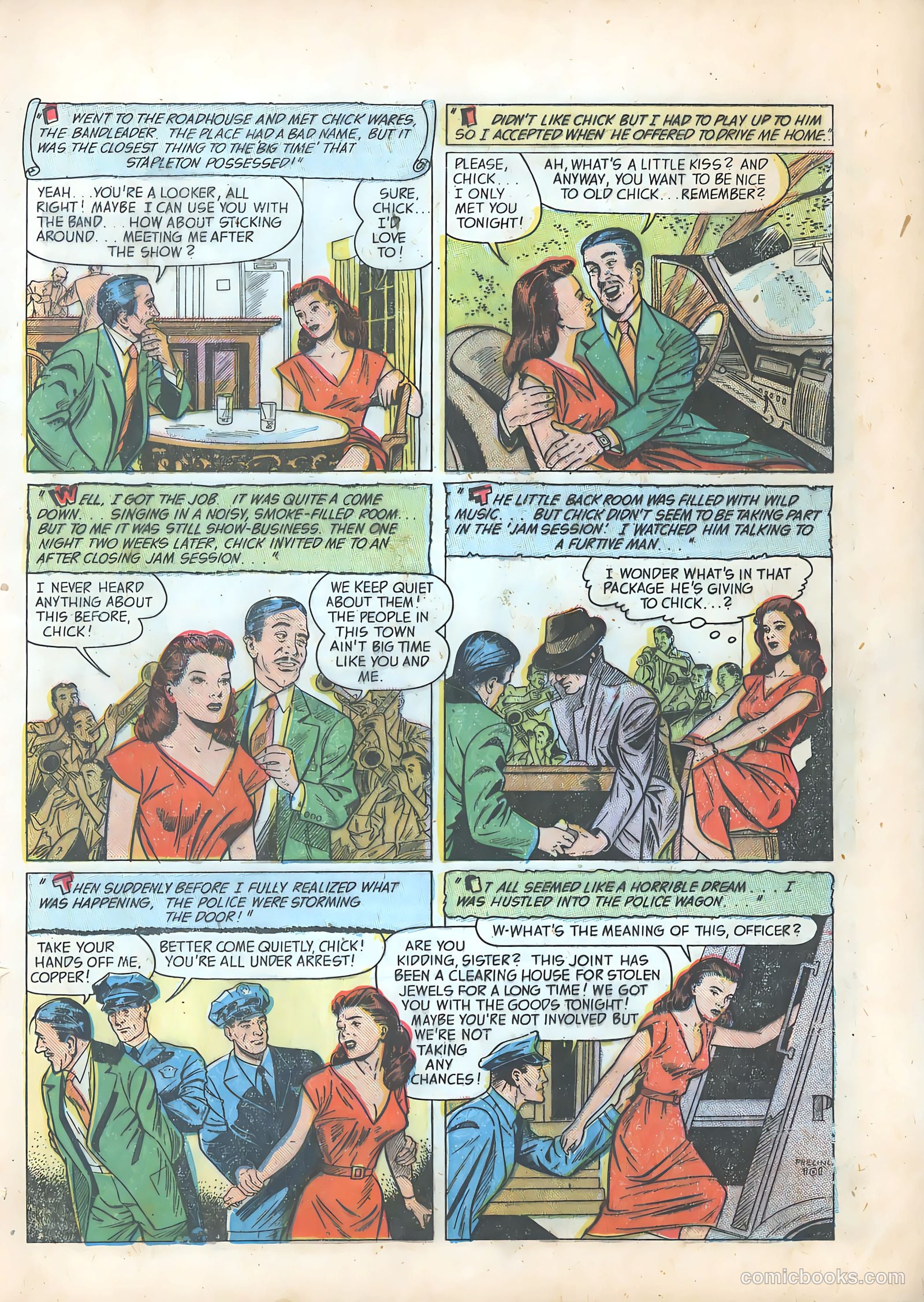 Pictorial Romances #14 (1952) — page 17 of 36
