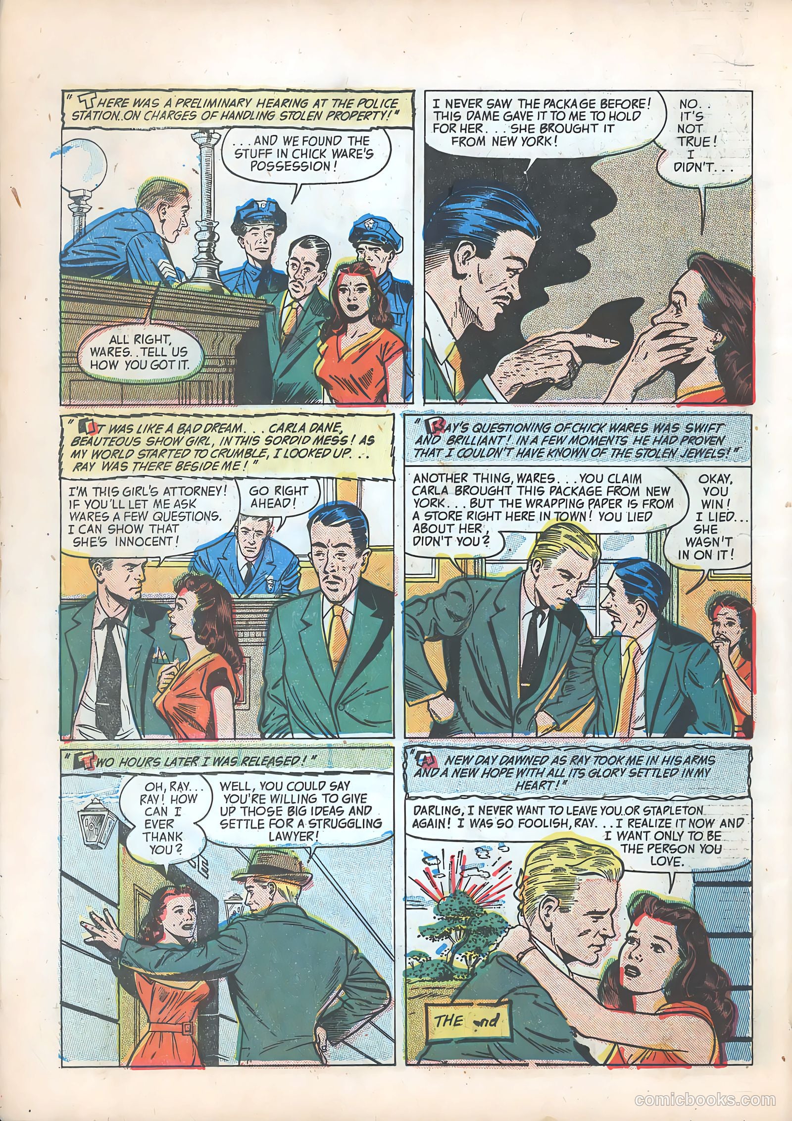 Pictorial Romances #14 (1952) — page 18 of 36