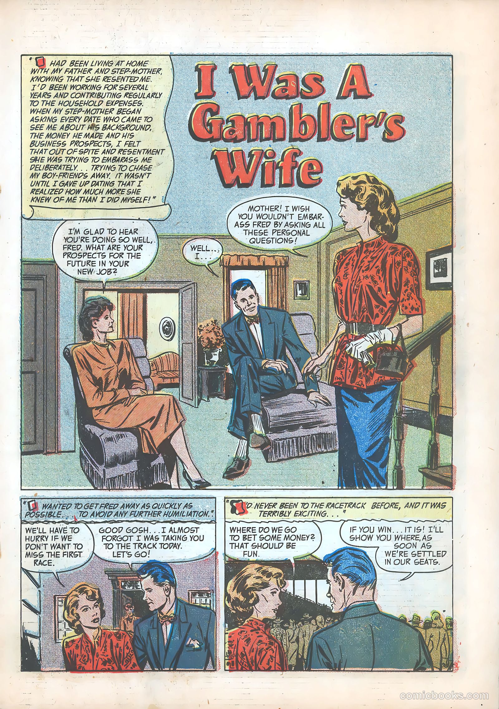 Pictorial Romances #14 (1952) — page 19 of 36