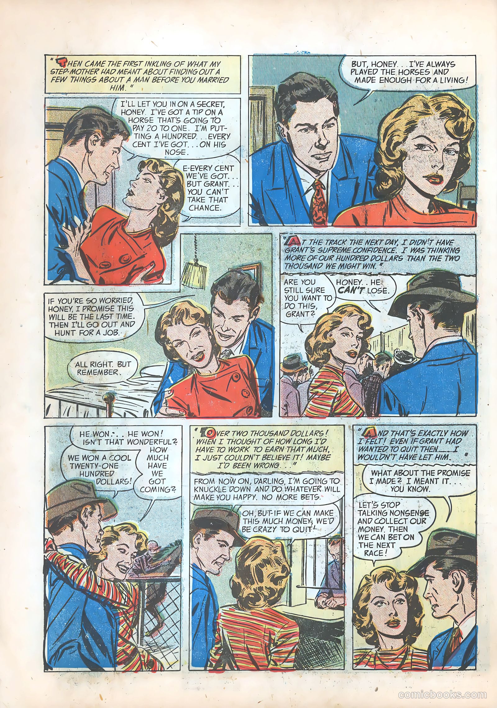 Pictorial Romances #14 (1952) — page 22 of 36