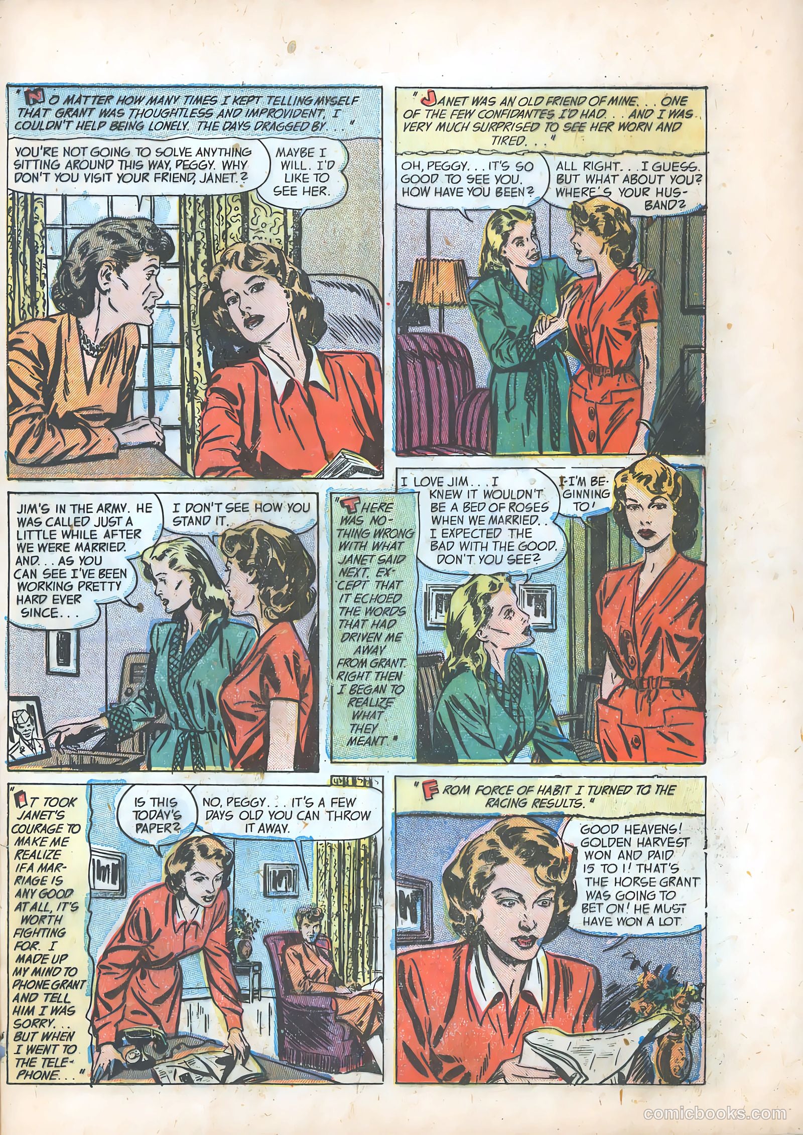 Pictorial Romances #14 (1952) — page 25 of 36