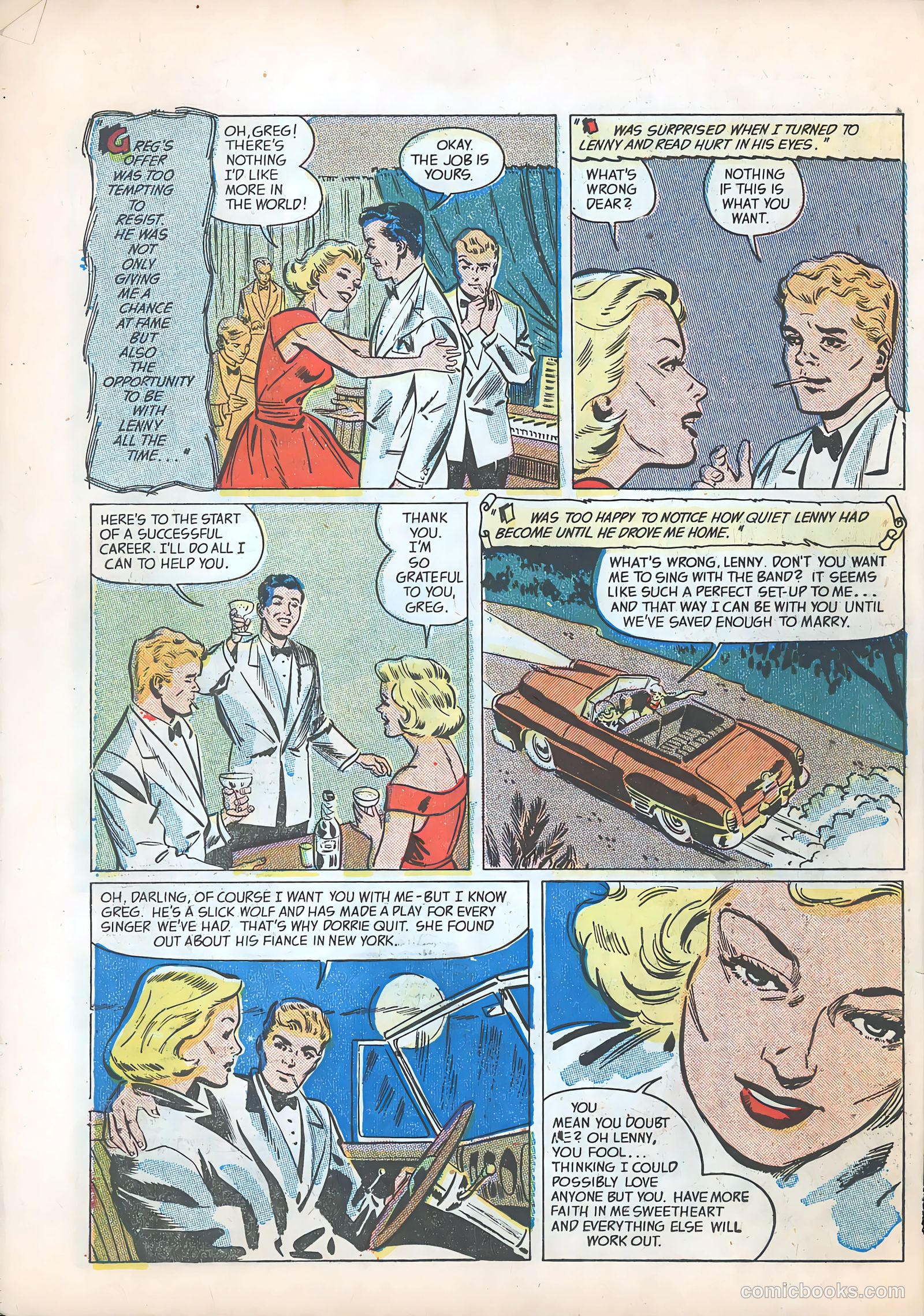 Pictorial Romances #14 (1952) — page 30 of 36
