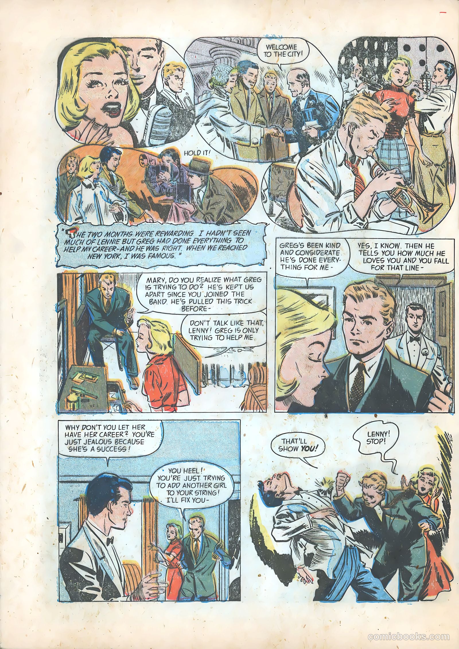 Pictorial Romances #14 (1952) — page 32 of 36