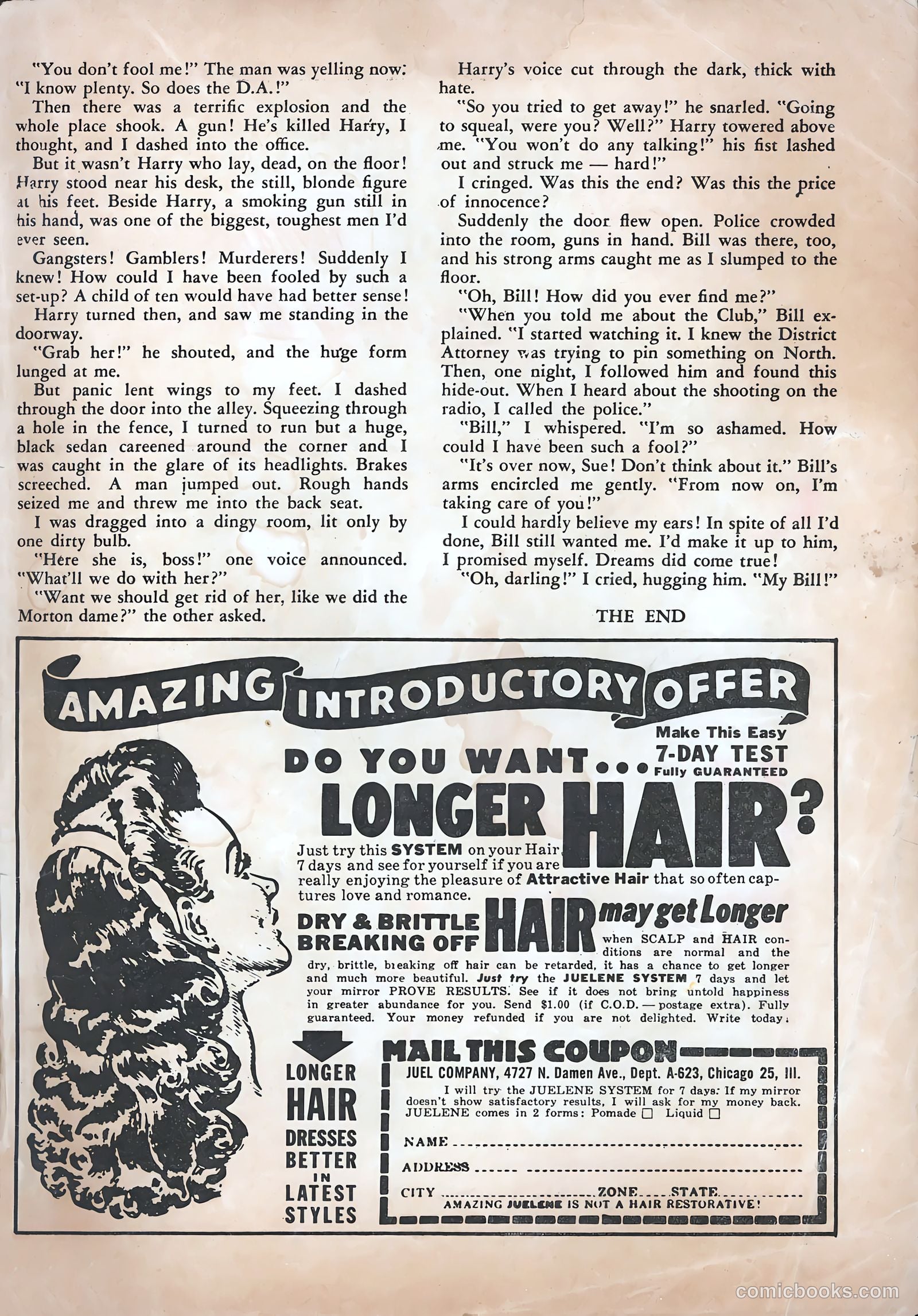 Pictorial Romances #14 (1952) — page 35 of 36