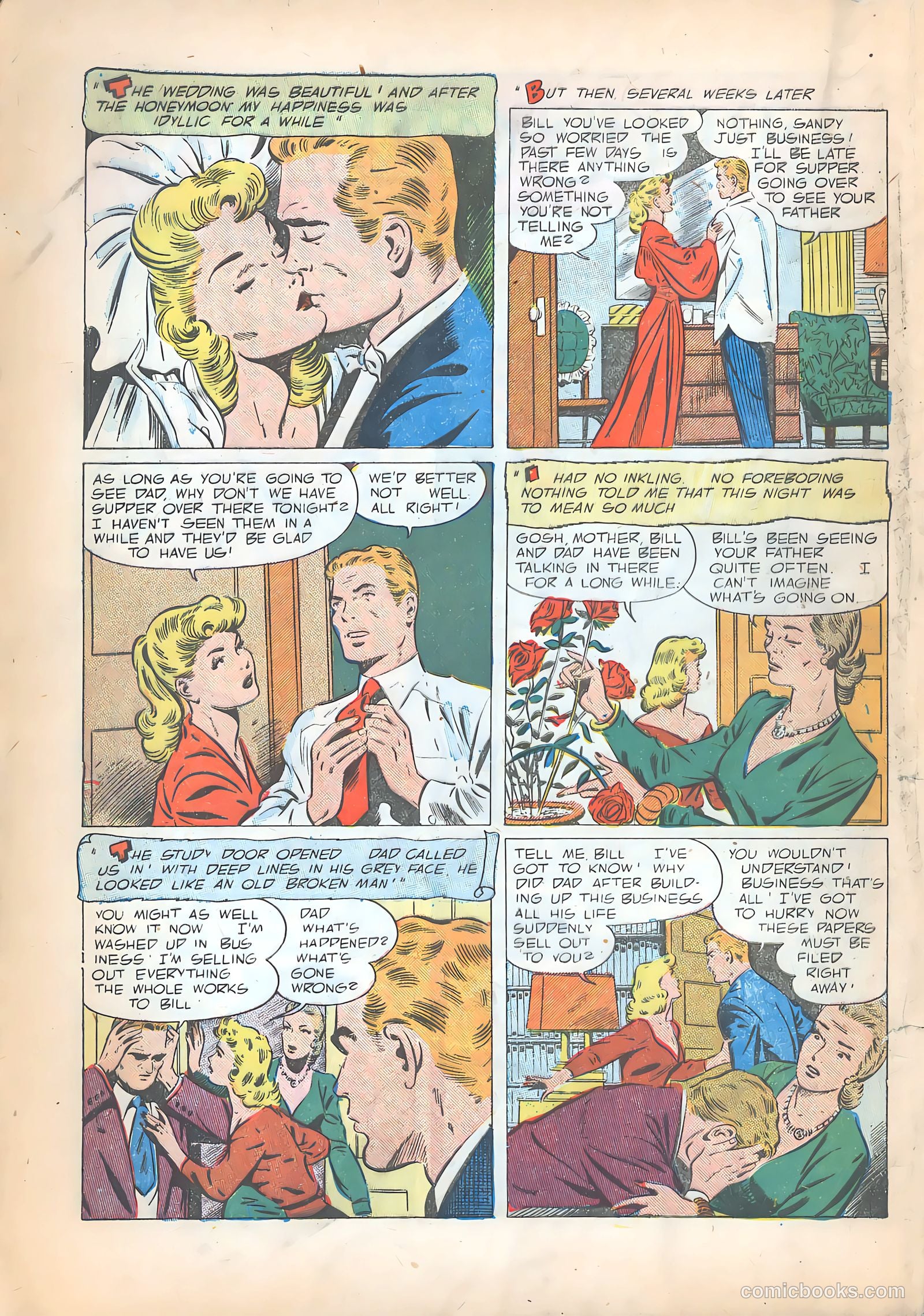 Pictorial Romances #15 (1952) — page 4 of 36