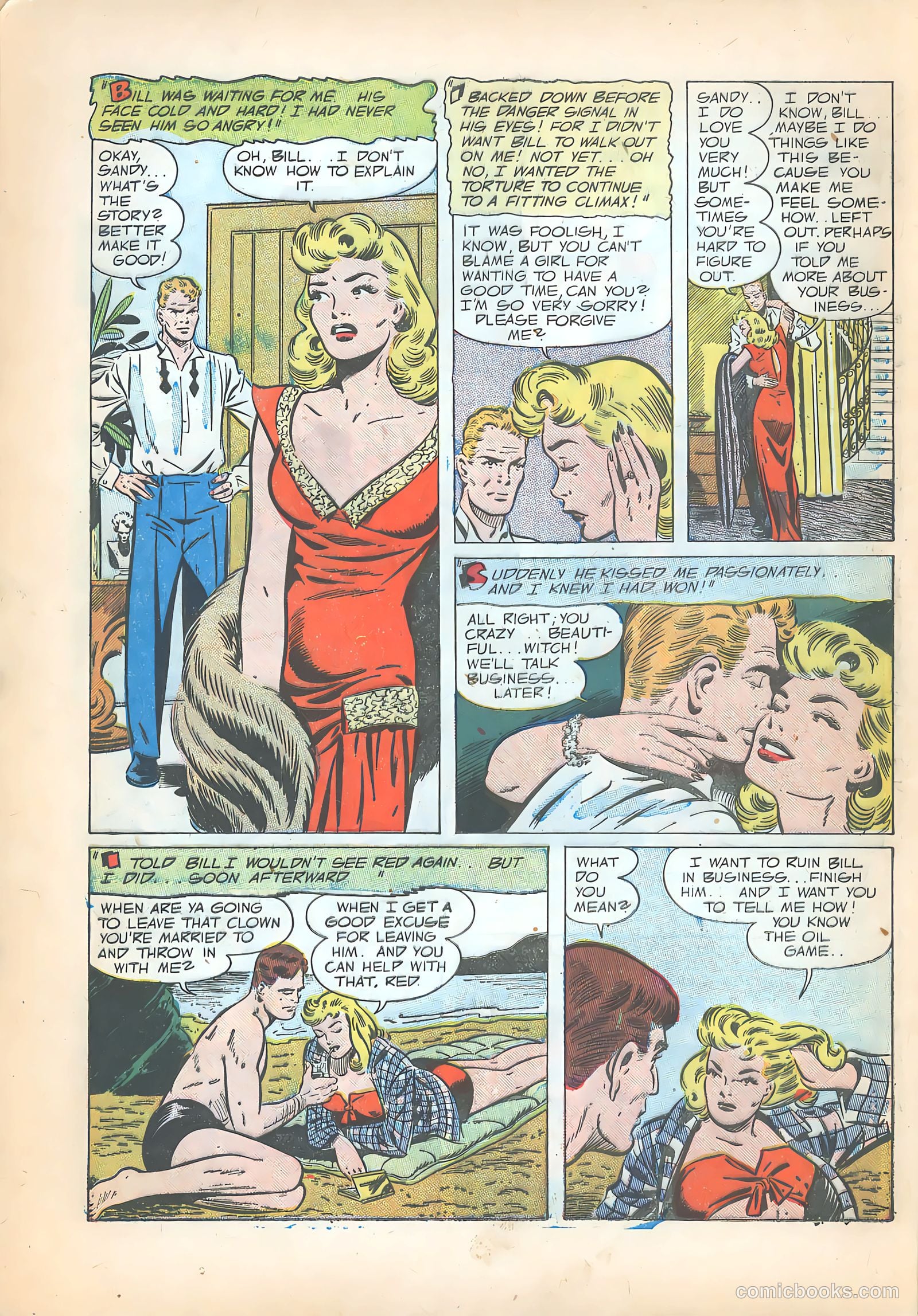 Pictorial Romances #15 (1952) — page 8 of 36