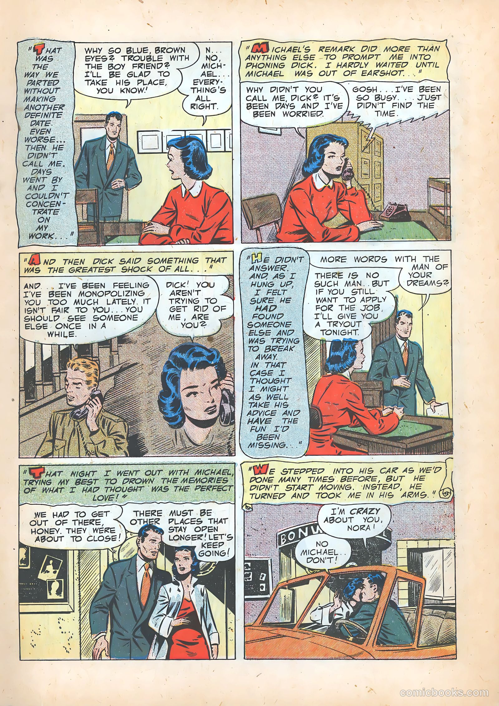 Pictorial Romances #15 (1952) — page 15 of 36