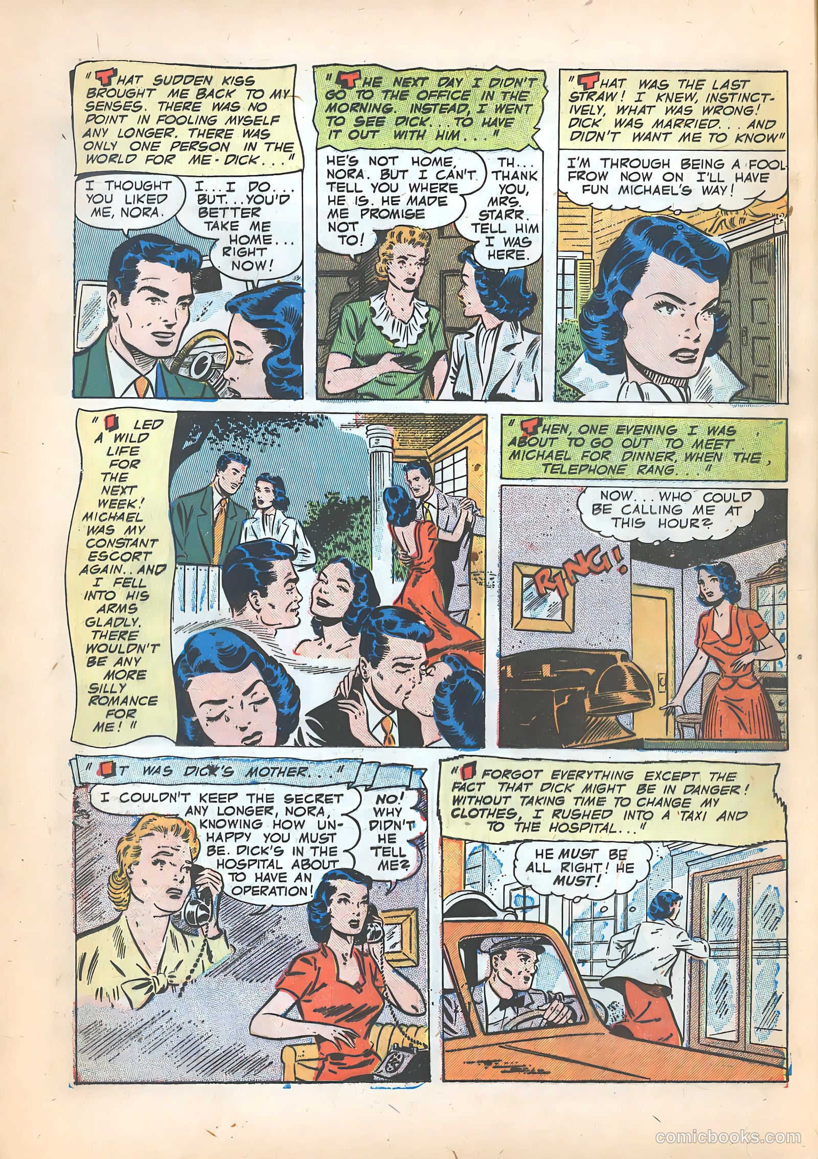 Pictorial Romances #15 (1952) — page 16 of 36