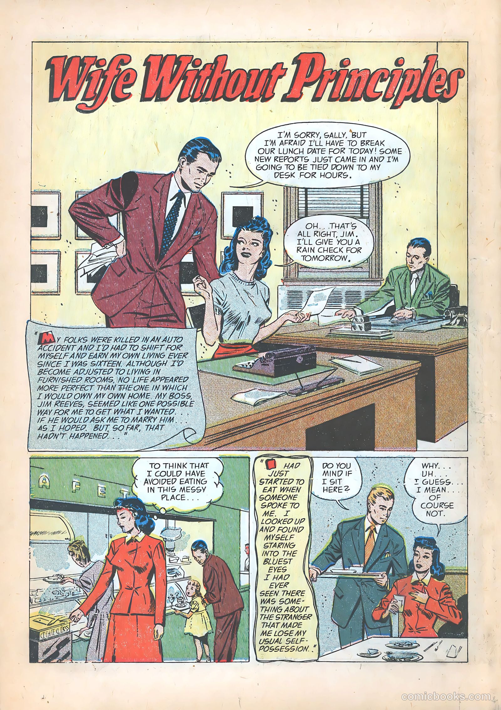 Pictorial Romances #15 (1952) — page 18 of 36