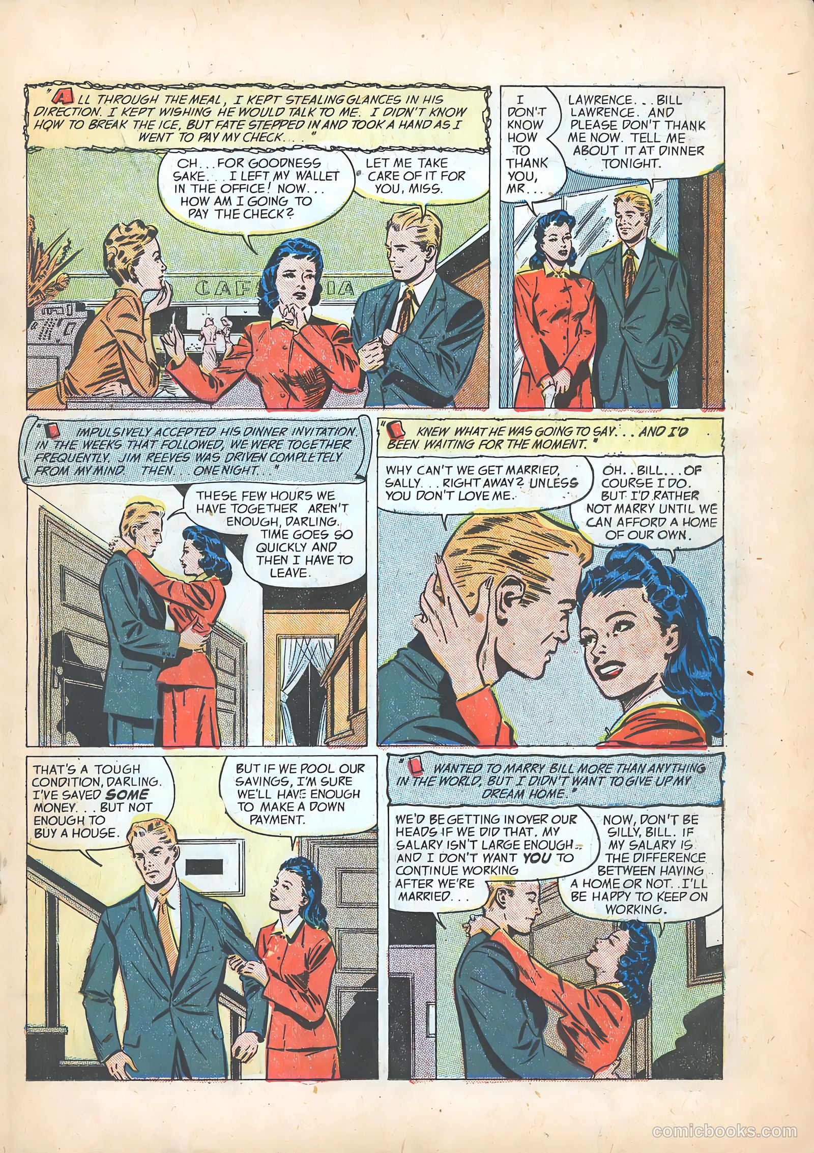 Pictorial Romances #15 (1952) — page 19 of 36