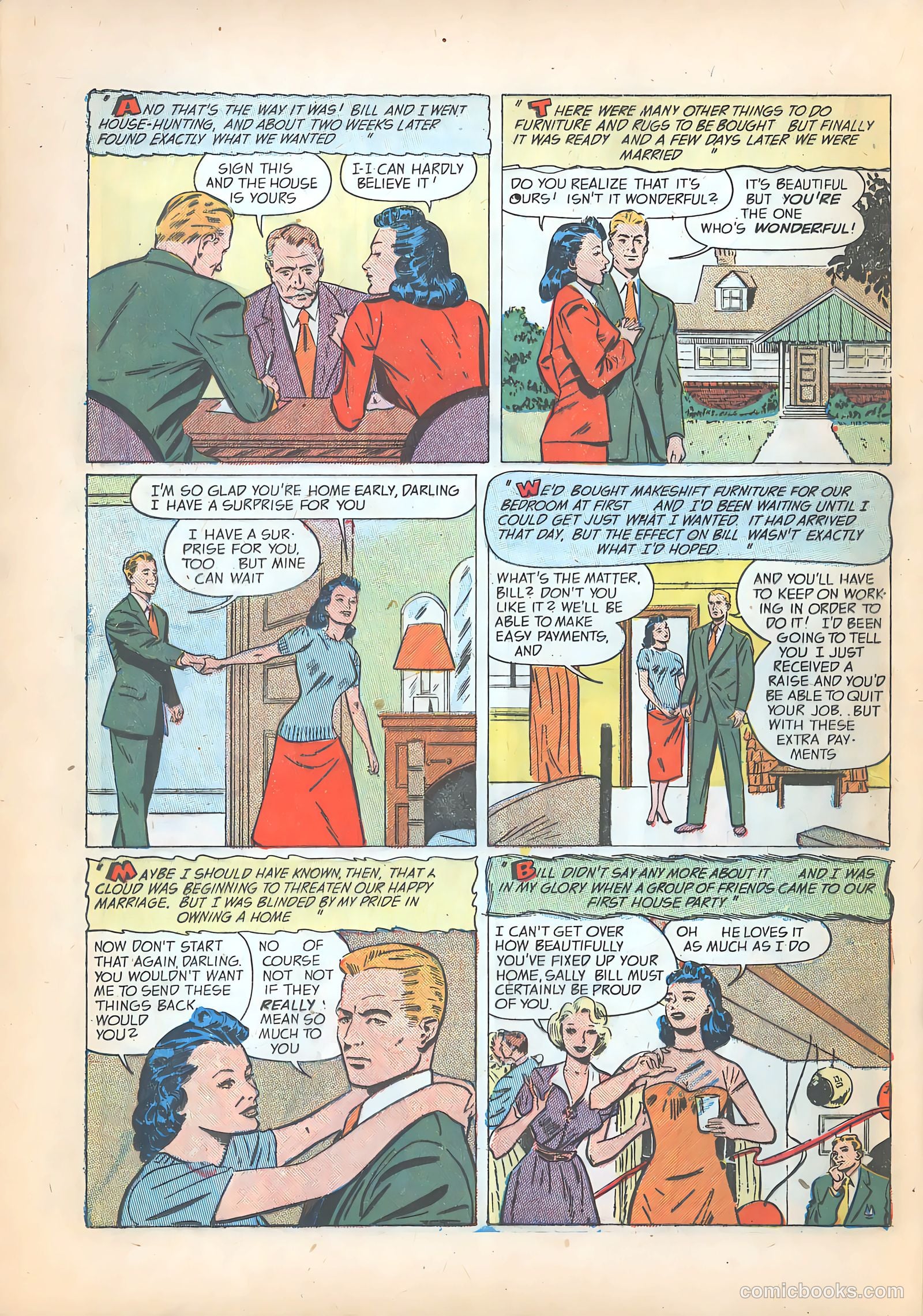 Pictorial Romances #15 (1952) — page 20 of 36
