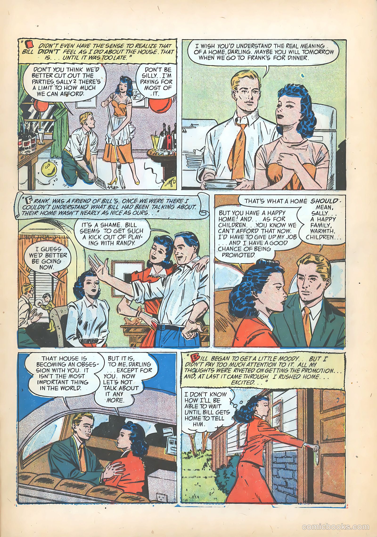 Pictorial Romances #15 (1952) — page 21 of 36