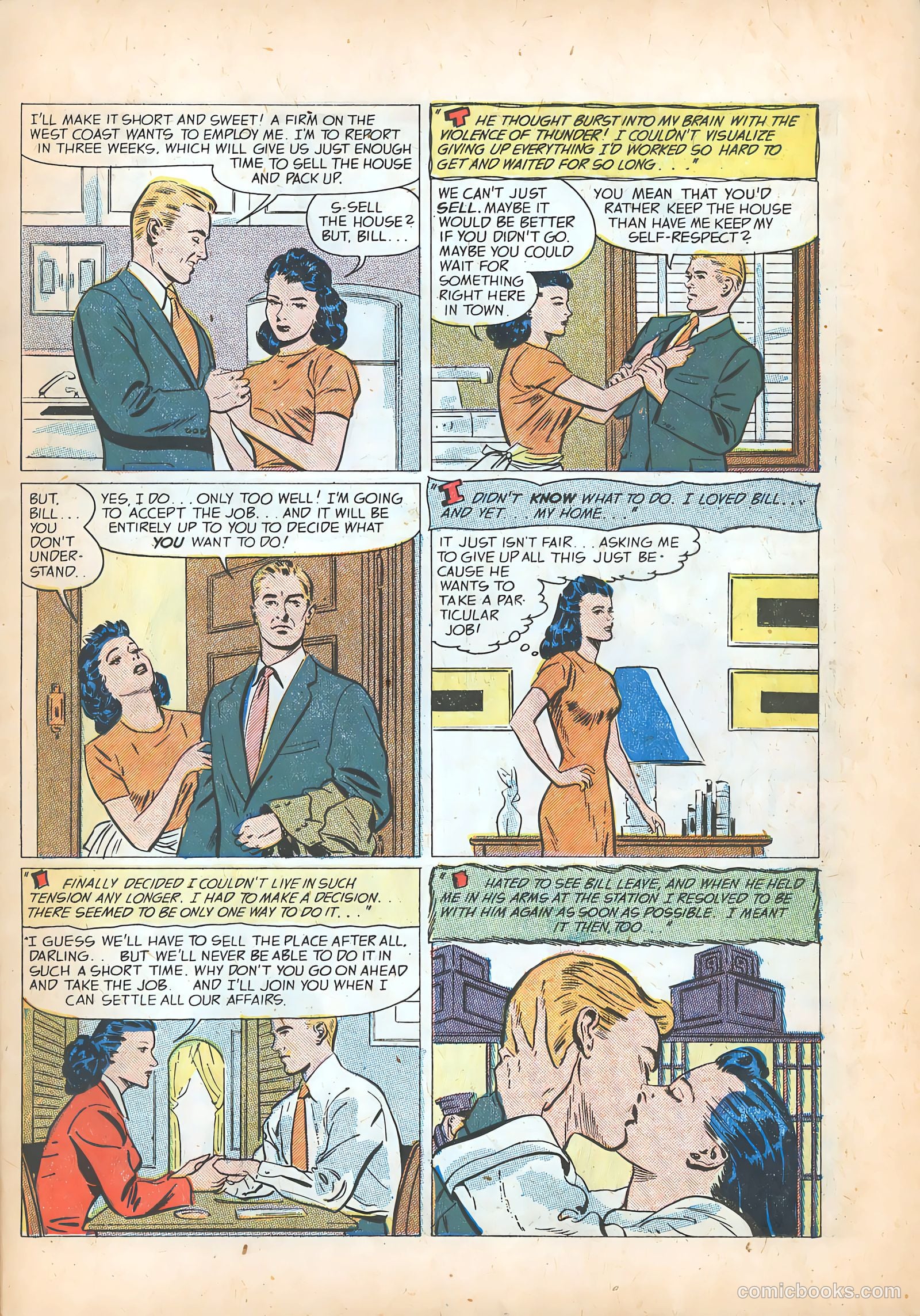 Pictorial Romances #15 (1952) — page 23 of 36