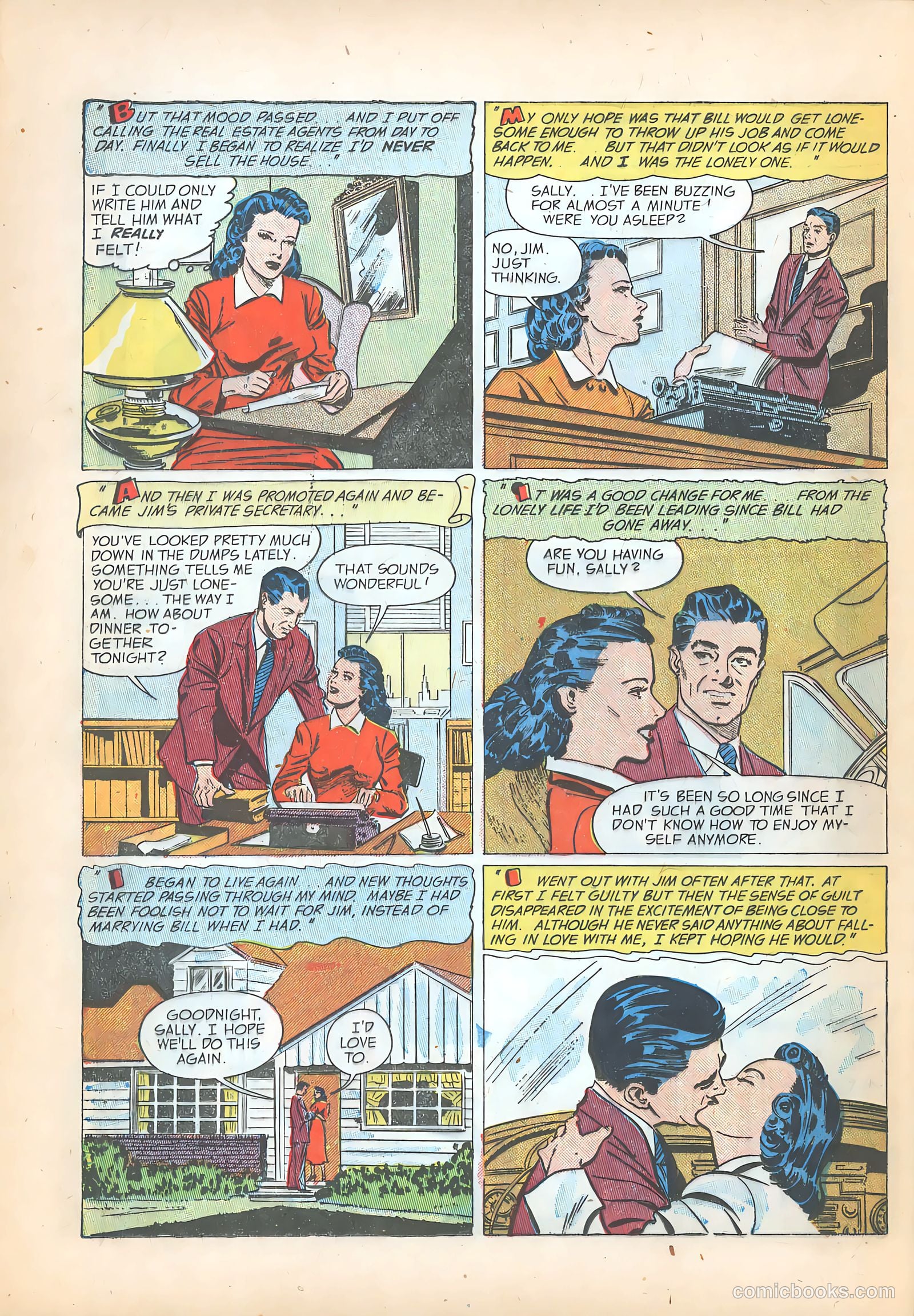 Pictorial Romances #15 (1952) — page 24 of 36