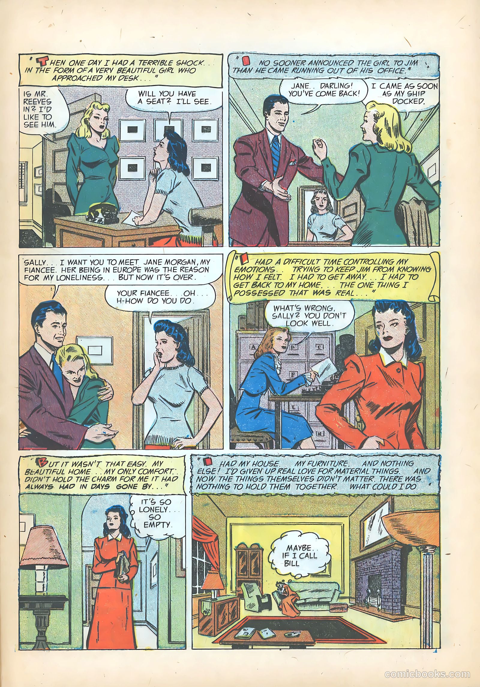 Pictorial Romances #15 (1952) — page 25 of 36
