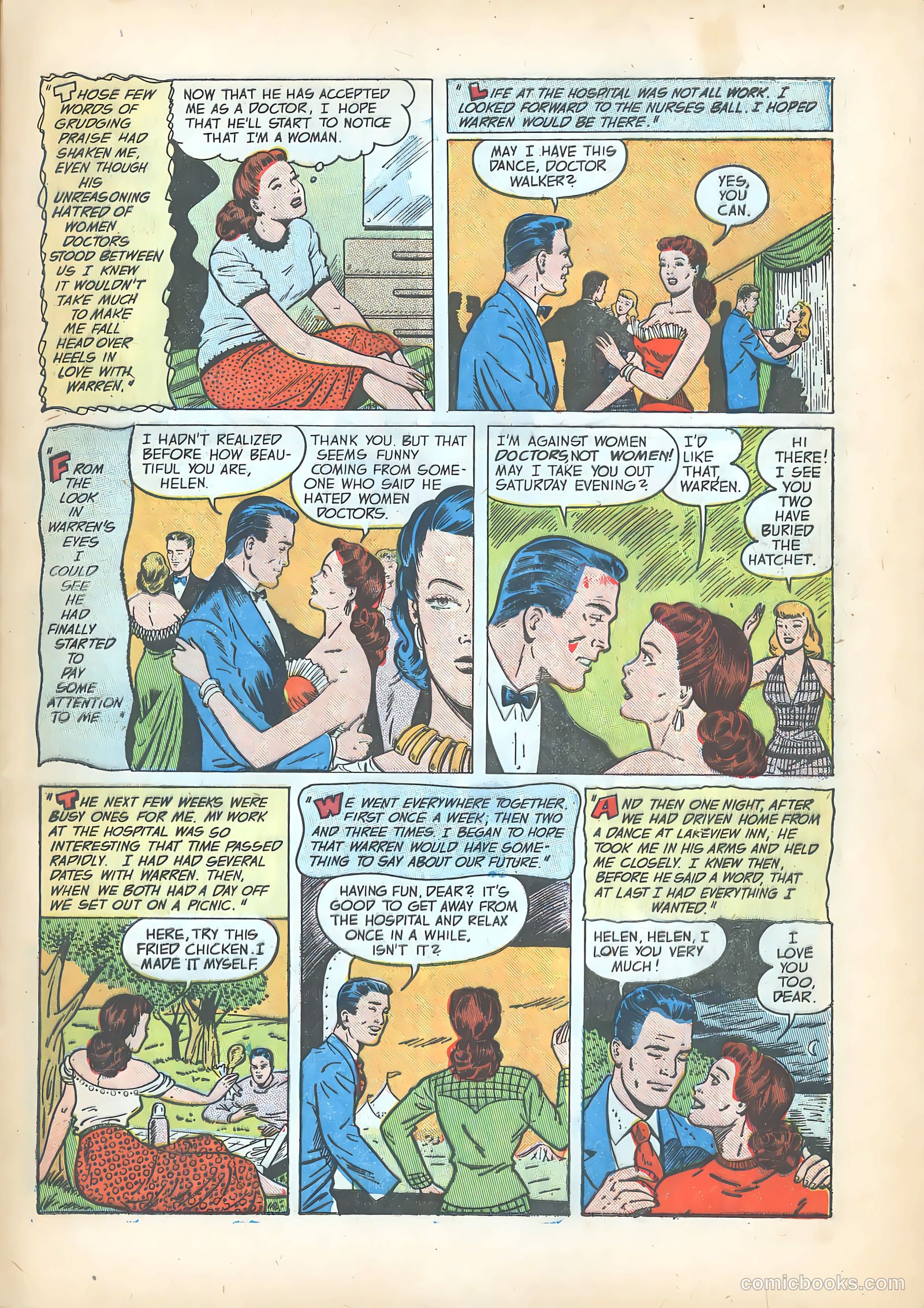 Pictorial Romances #15 (1952) — page 29 of 36