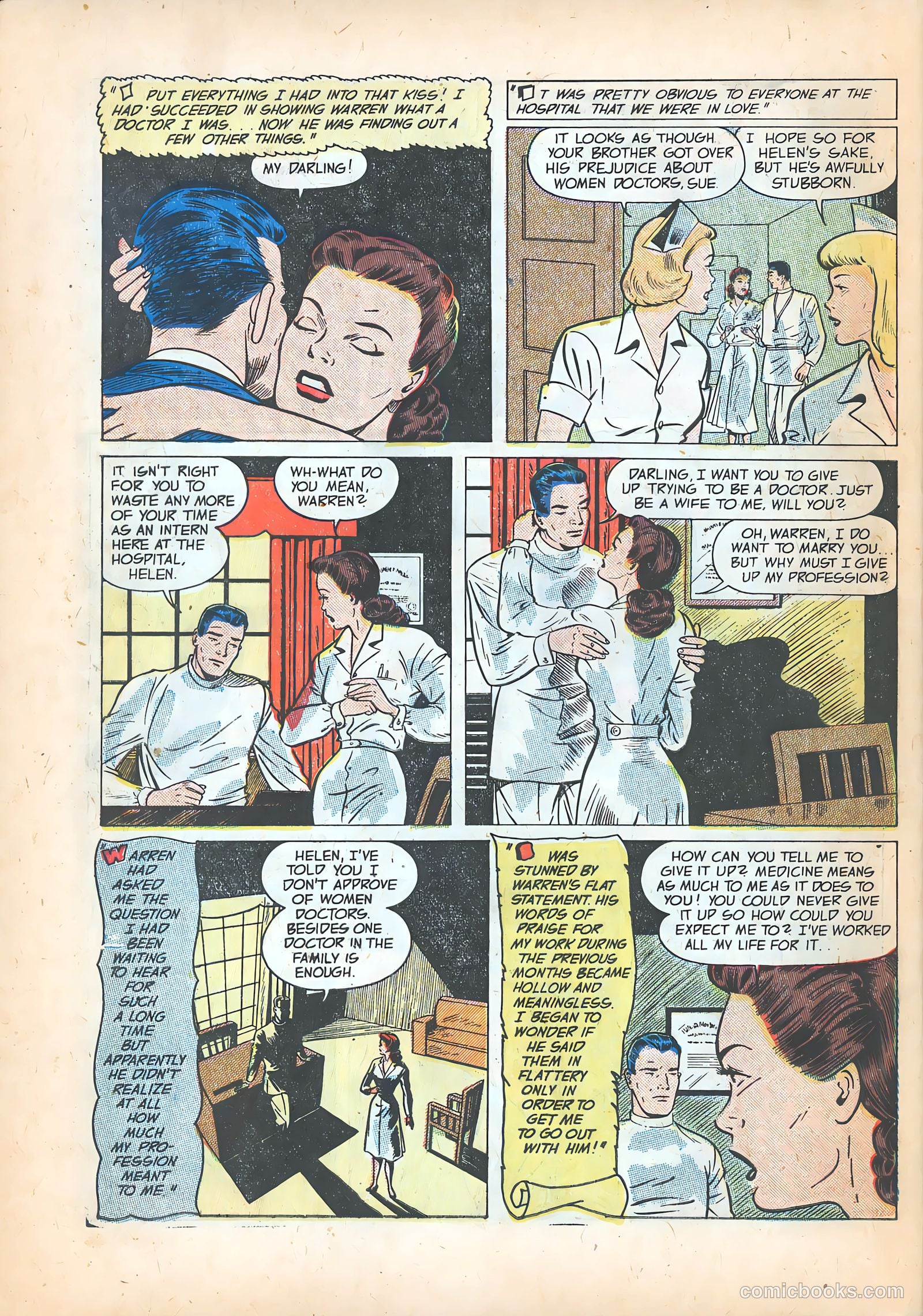 Pictorial Romances #15 (1952) — page 30 of 36
