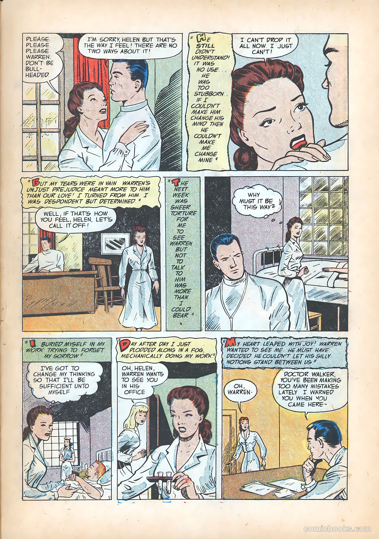 Pictorial Romances #15 (1952) — page 31 of 36