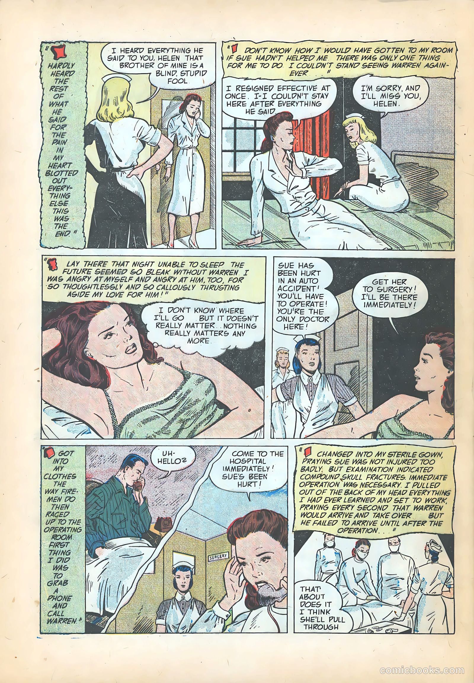 Pictorial Romances #15 (1952) — page 32 of 36