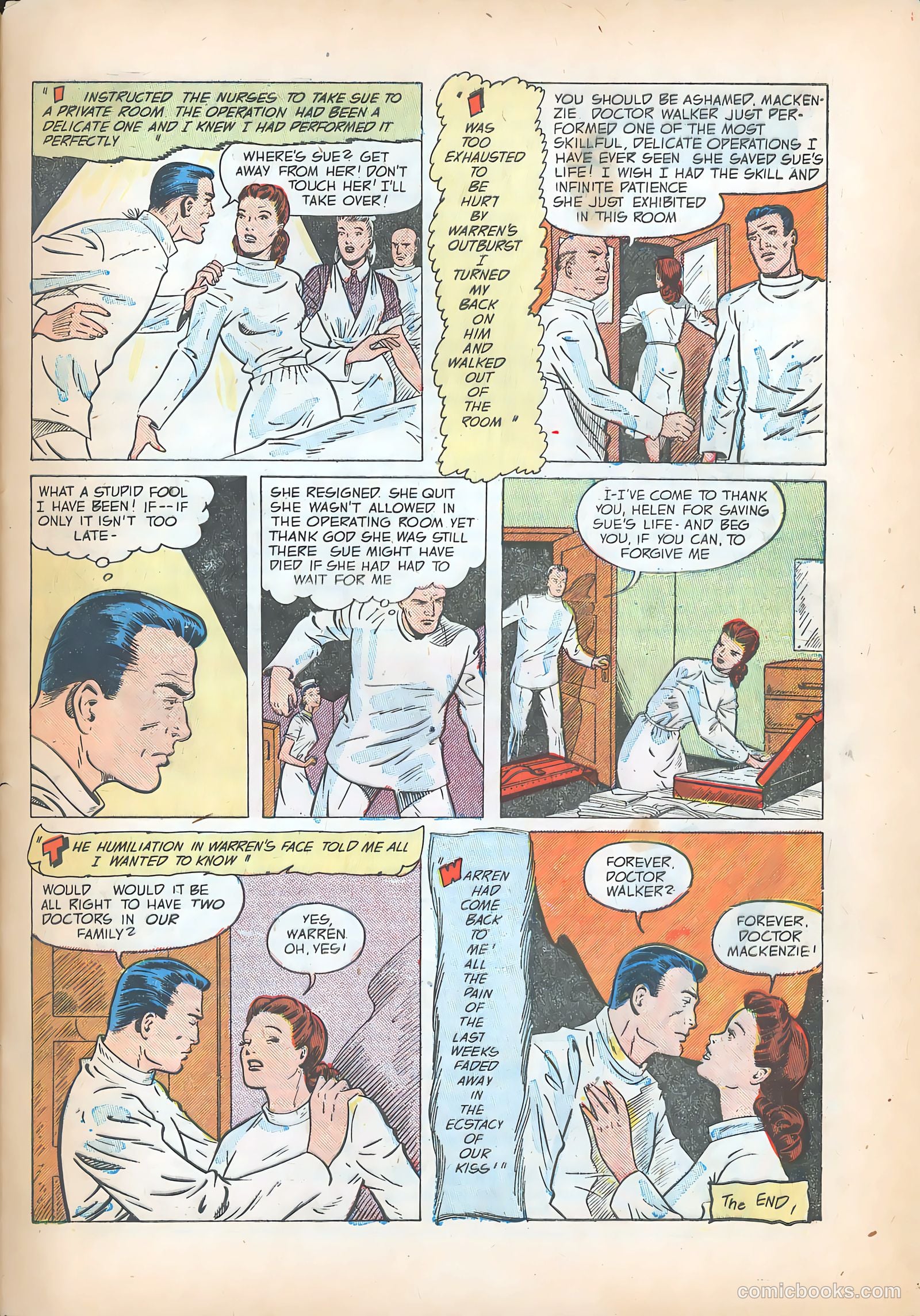 Pictorial Romances #15 (1952) — page 33 of 36