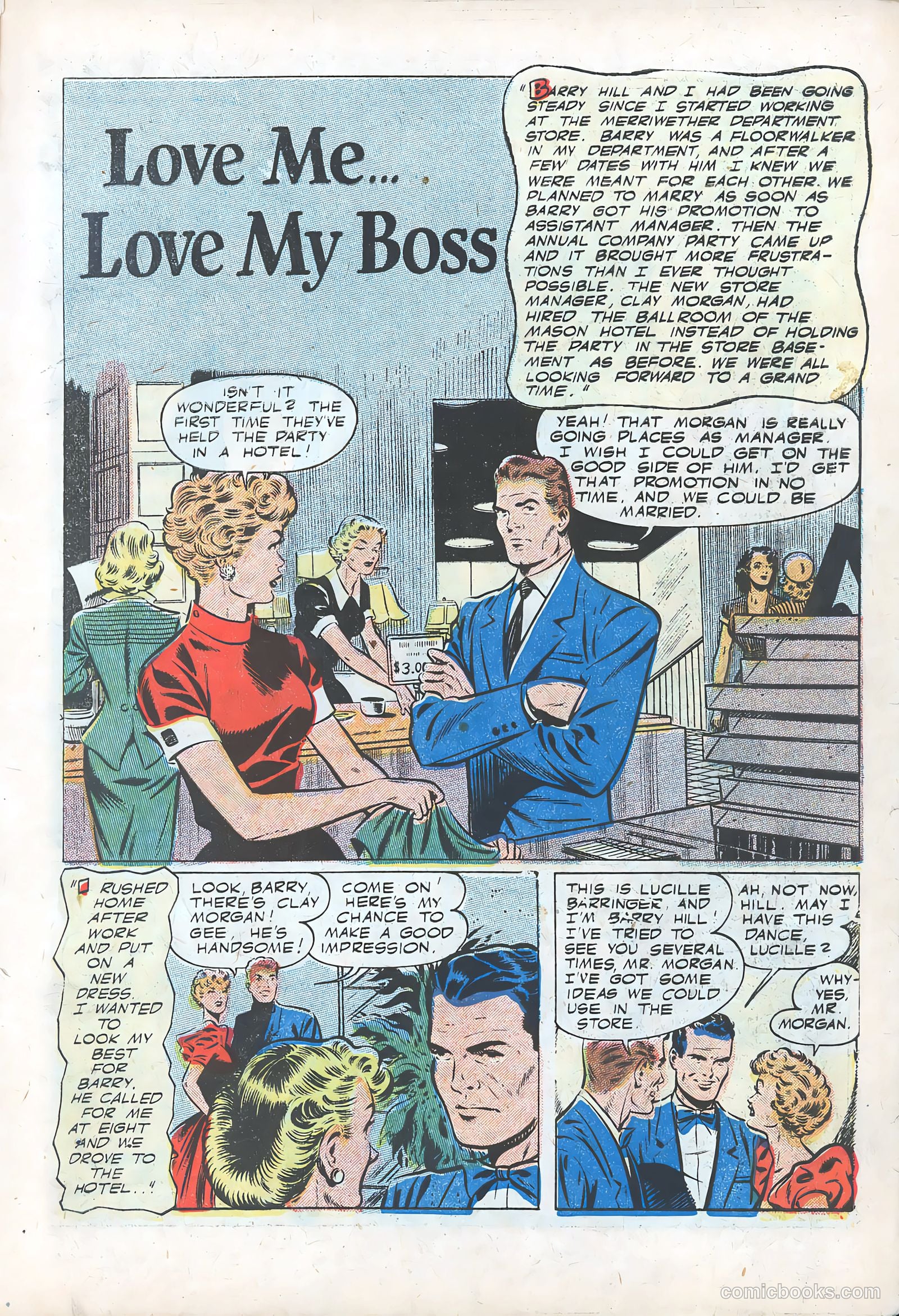 Pictorial Romances #16 (1952) — page 3 of 36