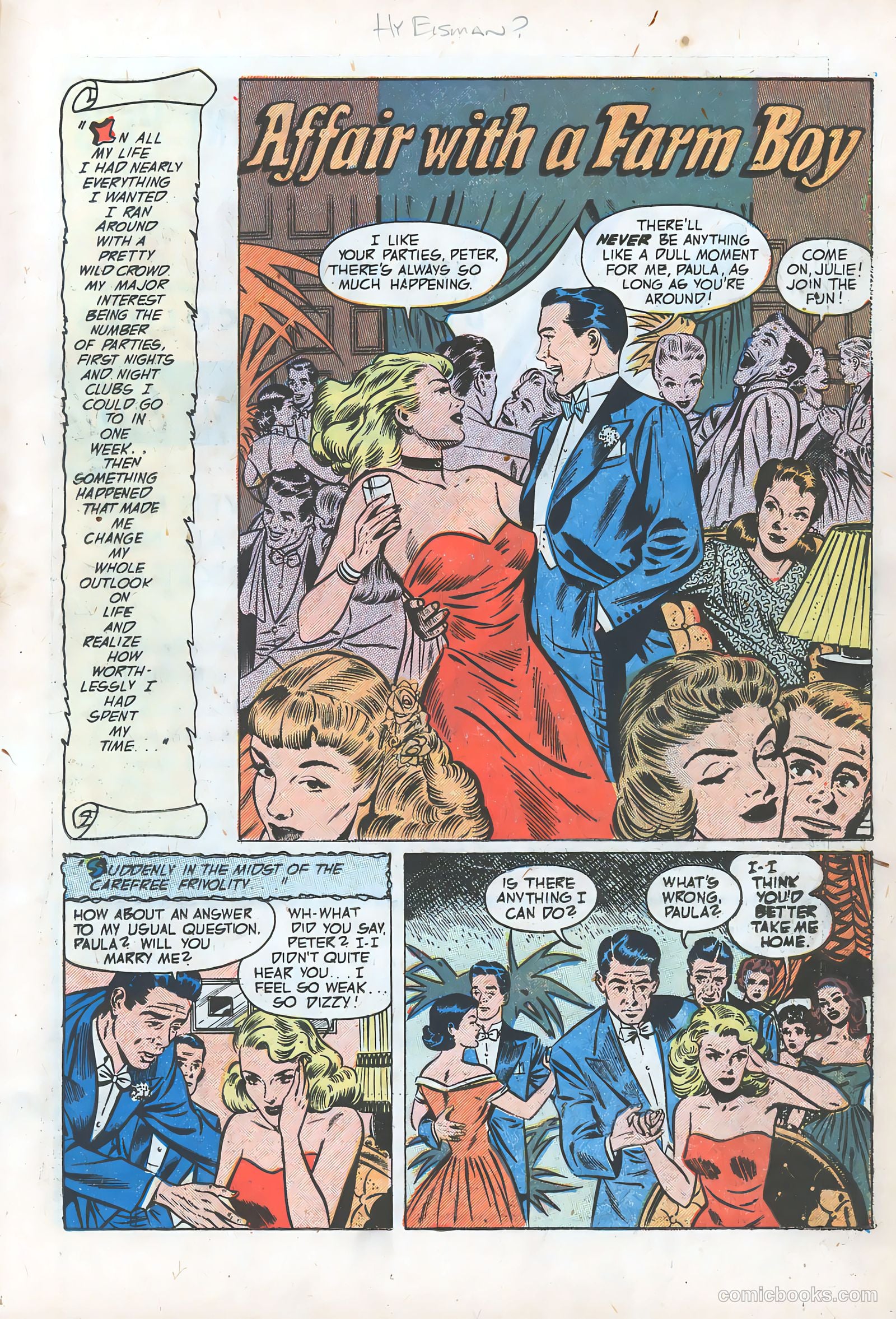 Pictorial Romances #16 (1952) — page 11 of 36