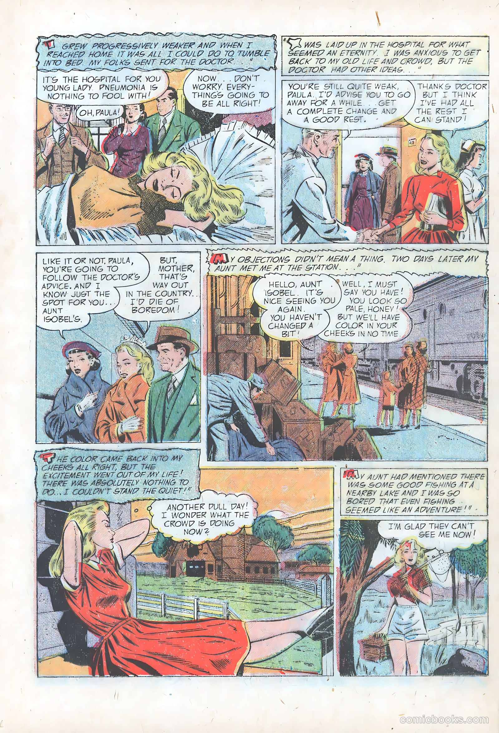 Pictorial Romances #16 (1952) — page 13 of 36