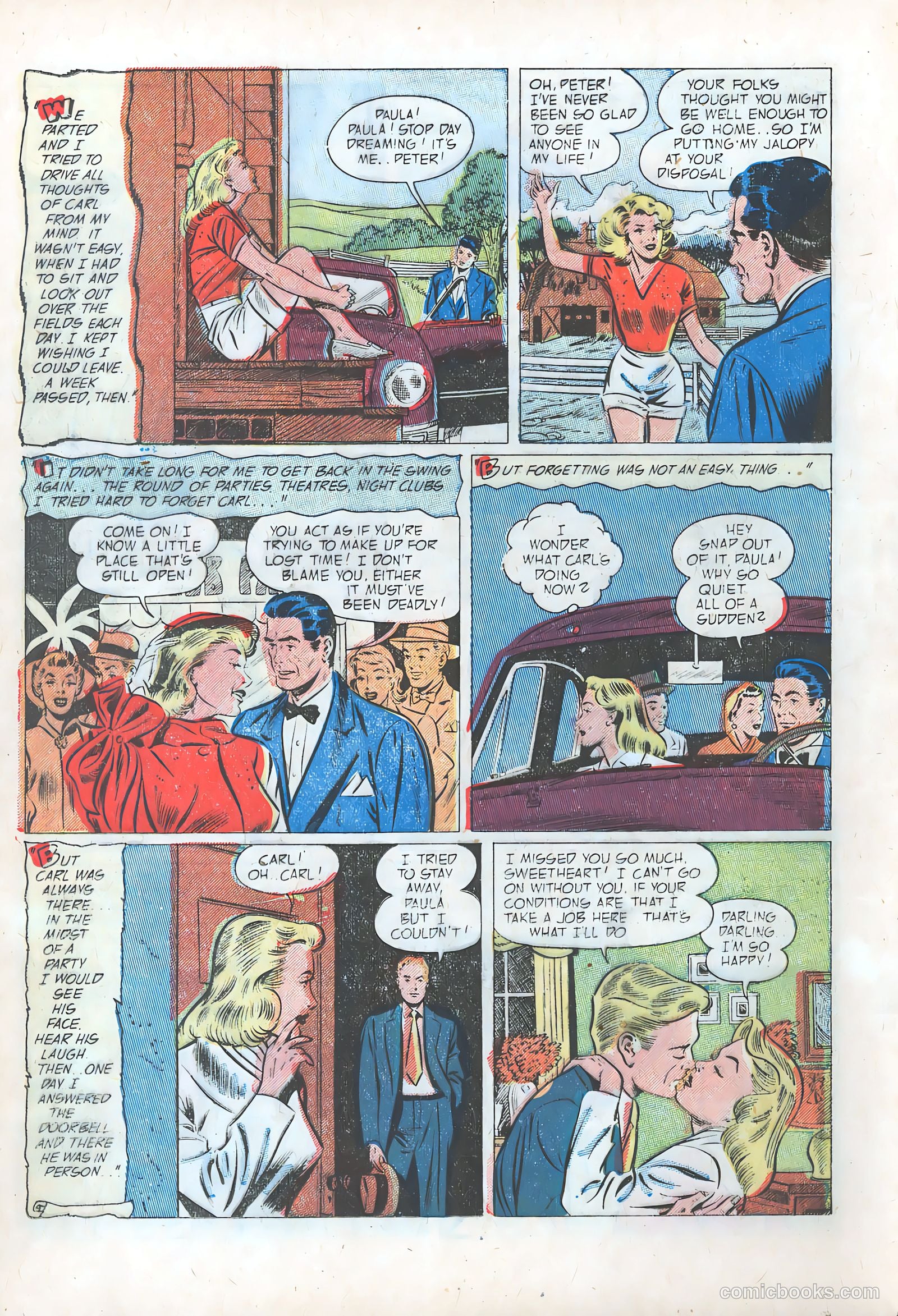 Pictorial Romances #16 (1952) — page 16 of 36