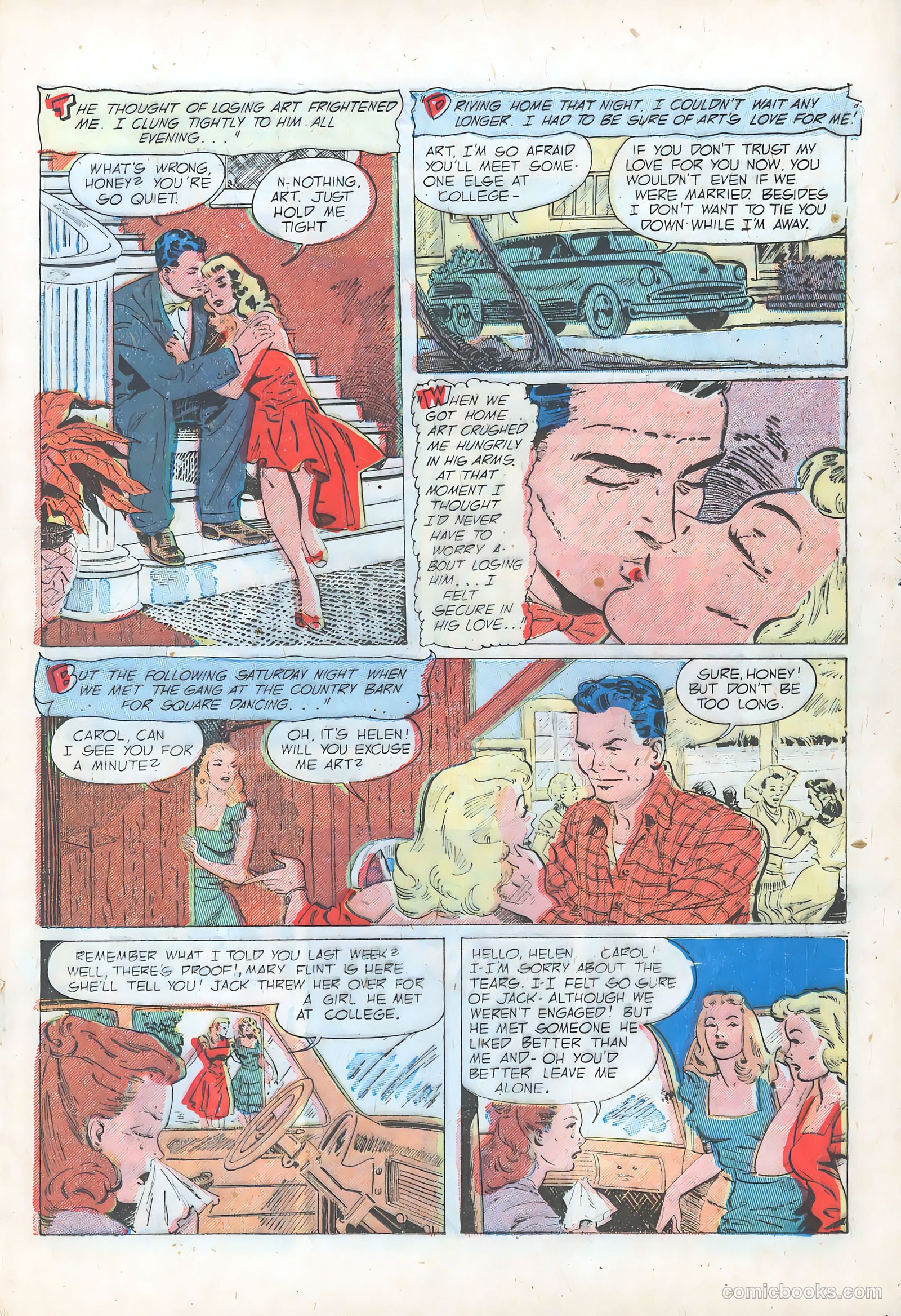 Pictorial Romances #16 (1952) — page 21 of 36