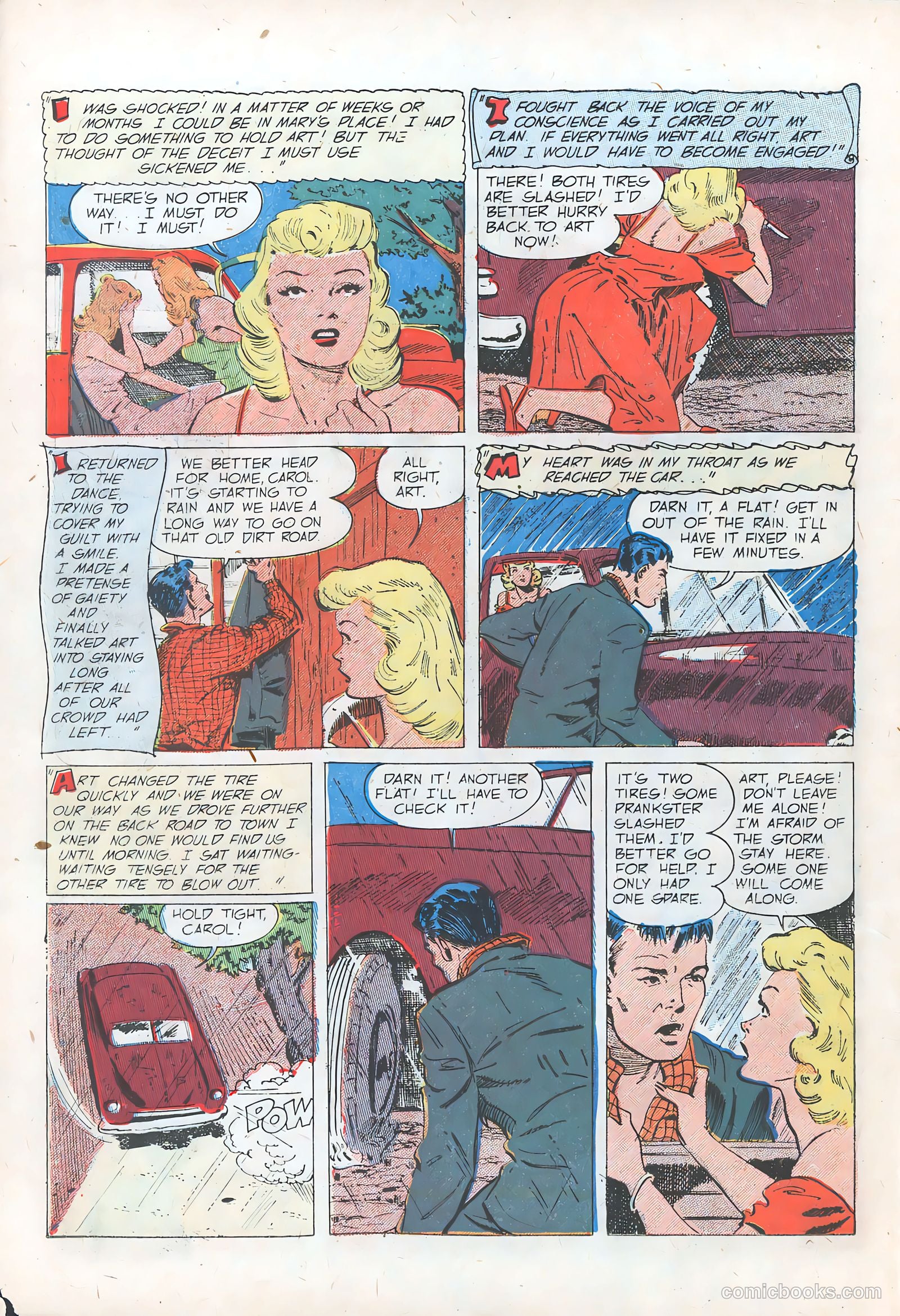 Pictorial Romances #16 (1952) — page 22 of 36