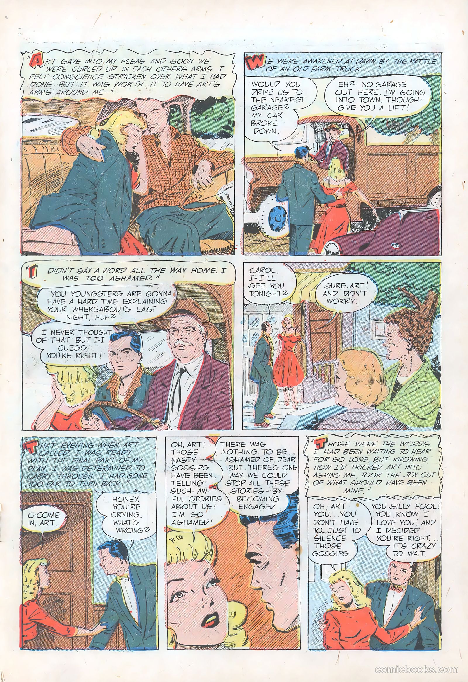 Pictorial Romances #16 (1952) — page 23 of 36