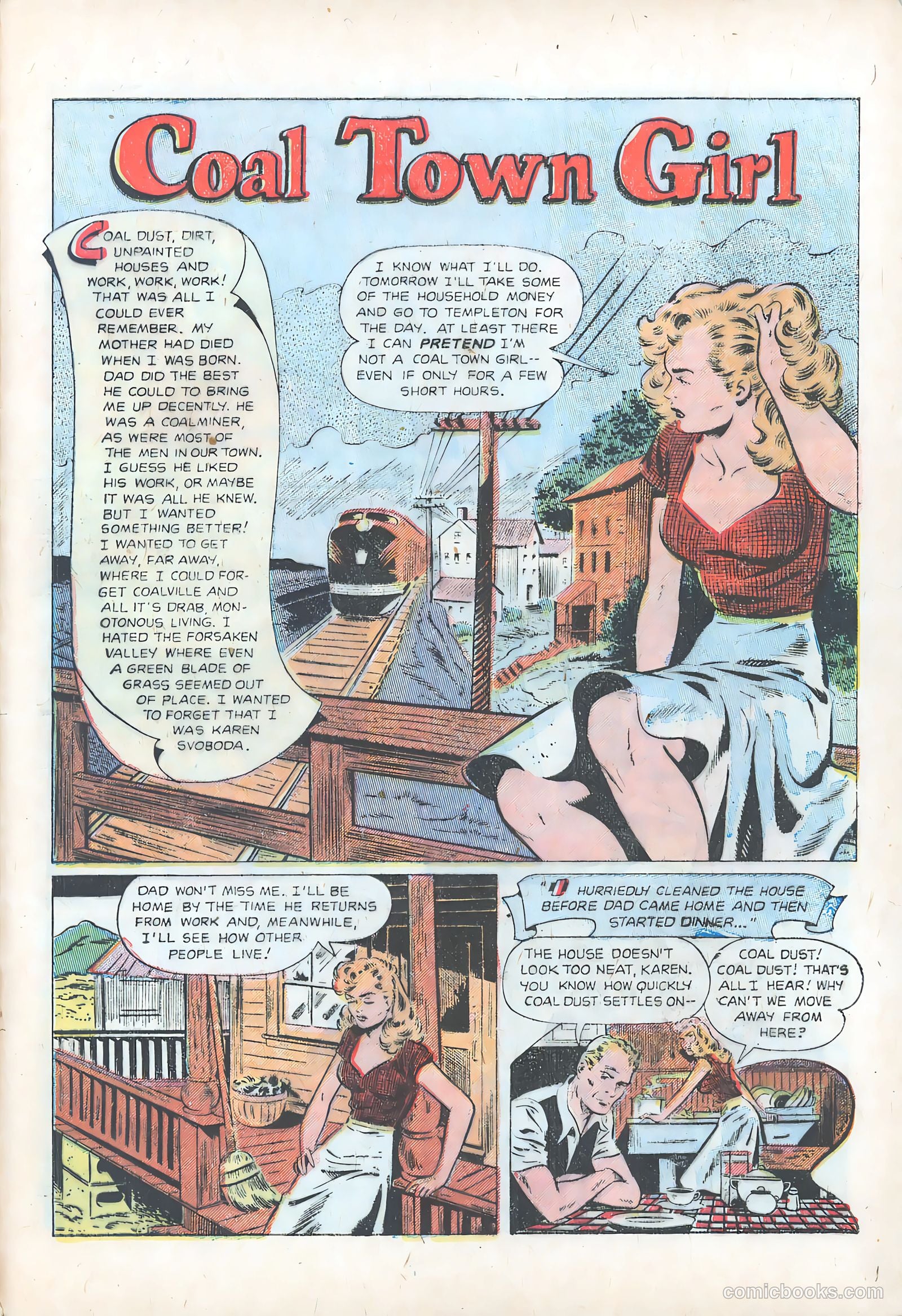 Pictorial Romances #16 (1952) — page 29 of 36