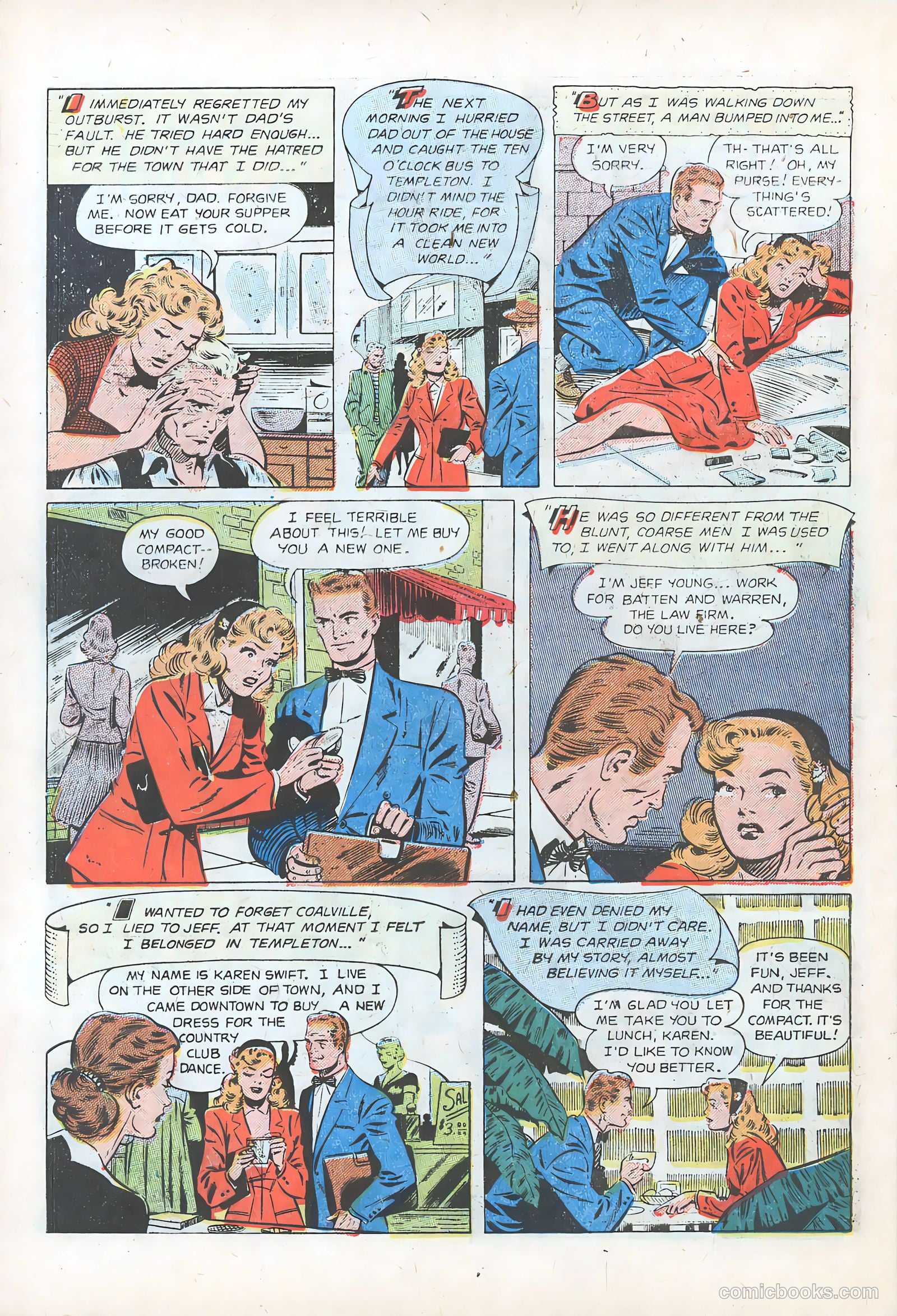 Pictorial Romances #16 (1952) — page 30 of 36