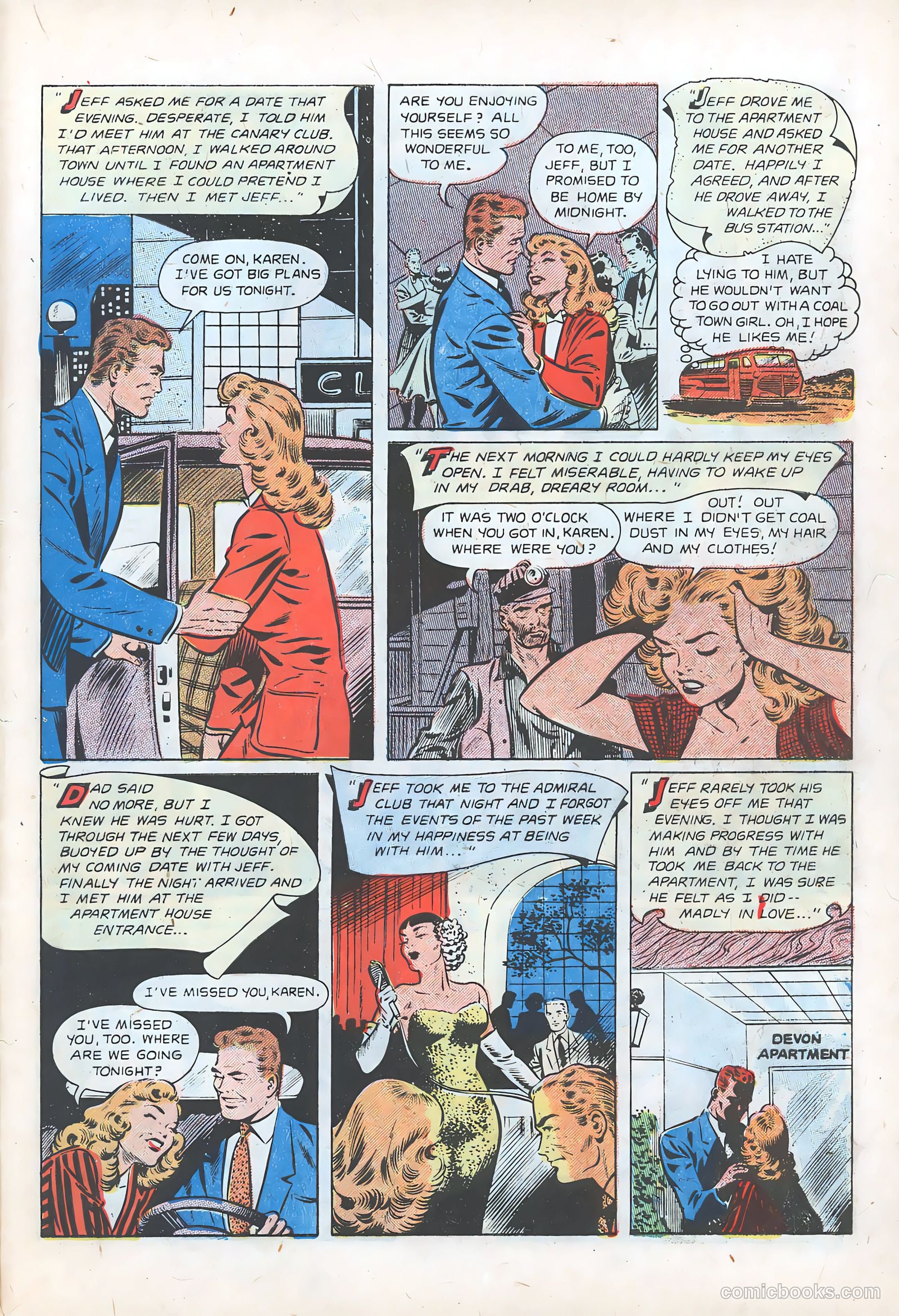 Pictorial Romances #16 (1952) — page 31 of 36