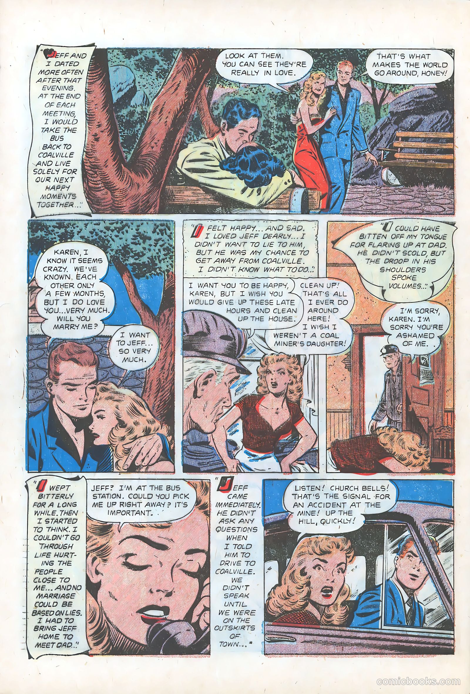Pictorial Romances #16 (1952) — page 32 of 36