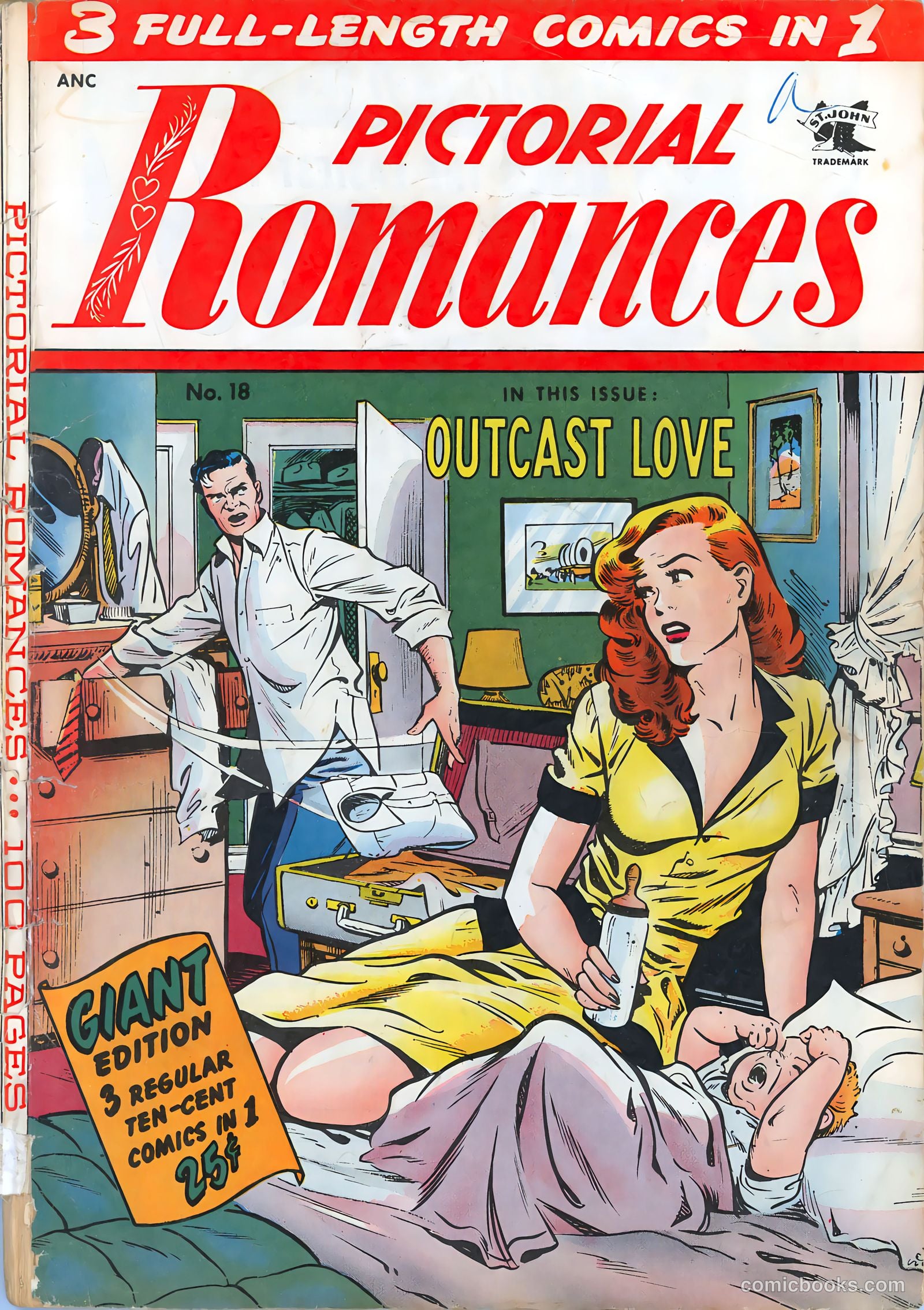 Pictorial Romances #18 cover