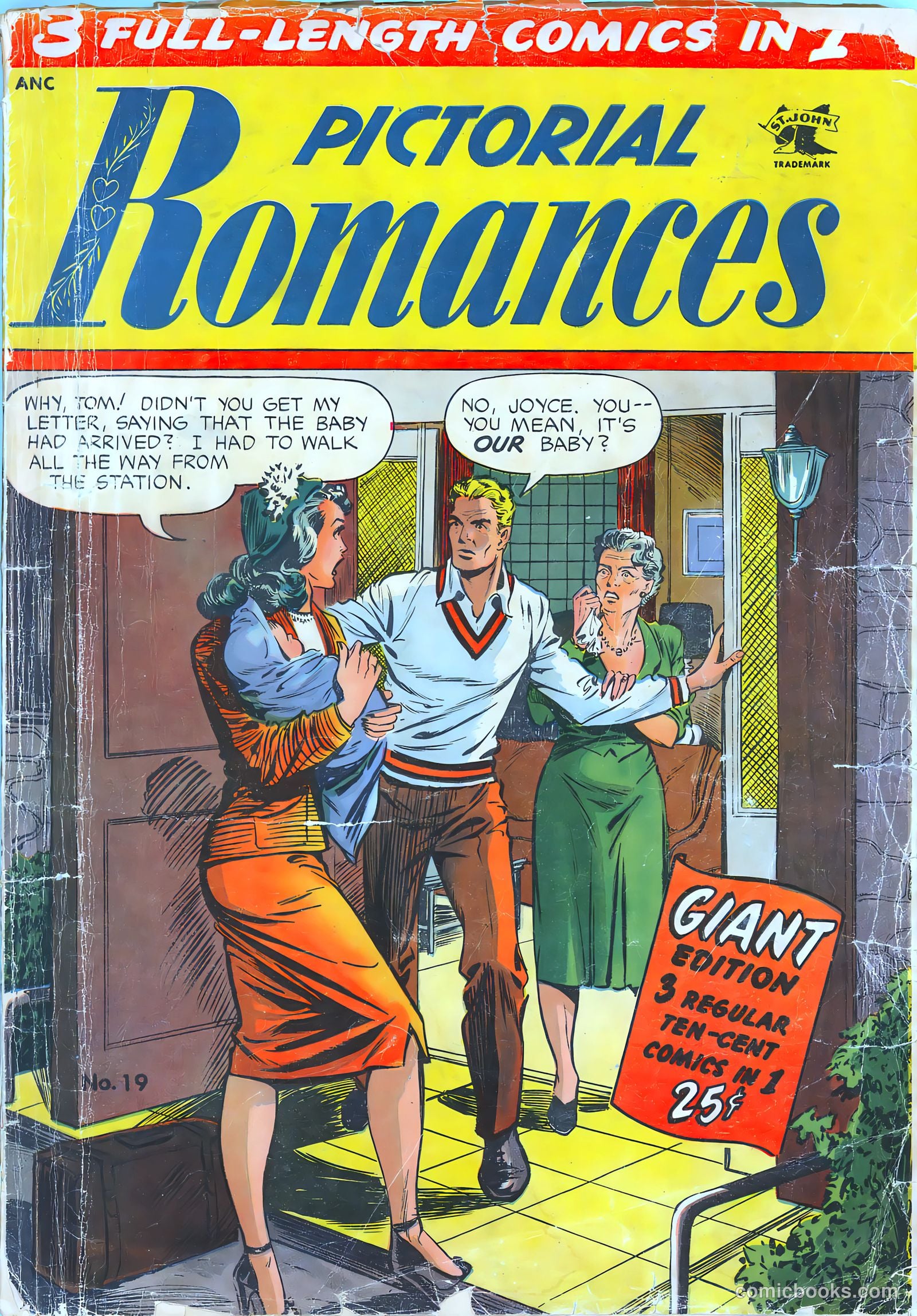 Pictorial Romances #19 cover